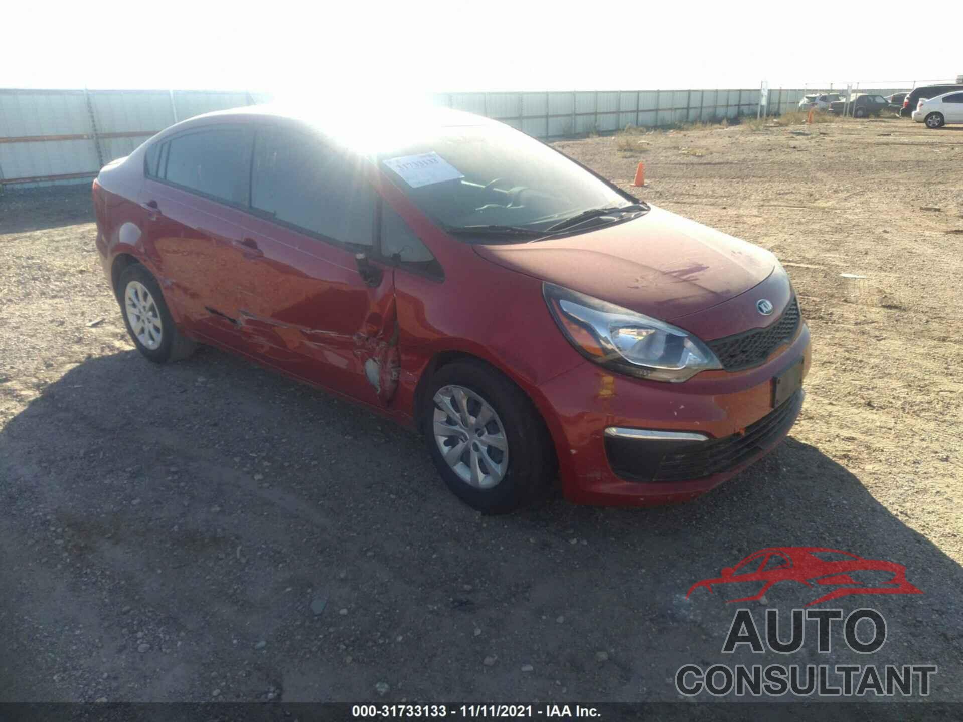KIA RIO 2017 - KNADM4A37H6034822