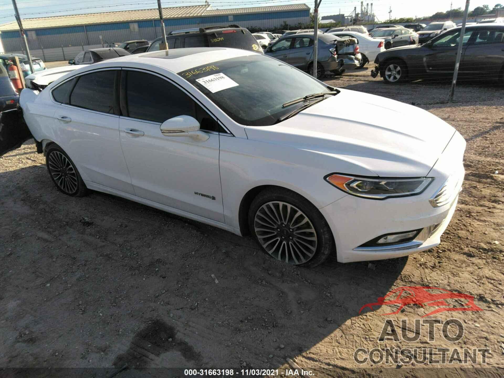 FORD FUSION 2017 - 3FA6P0RU2HR222441