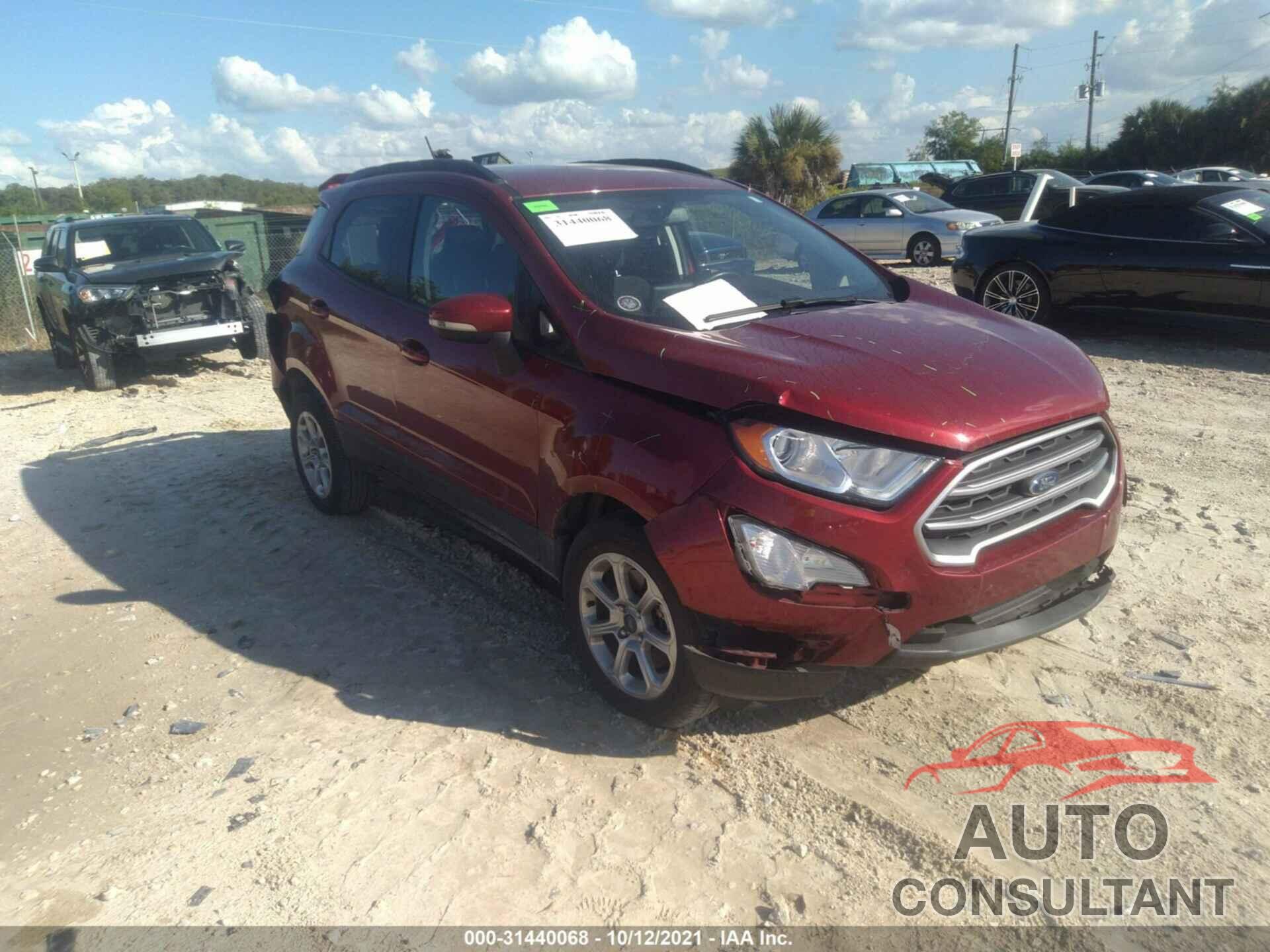 FORD ECOSPORT 2020 - MAJ6S3GL2LC368761