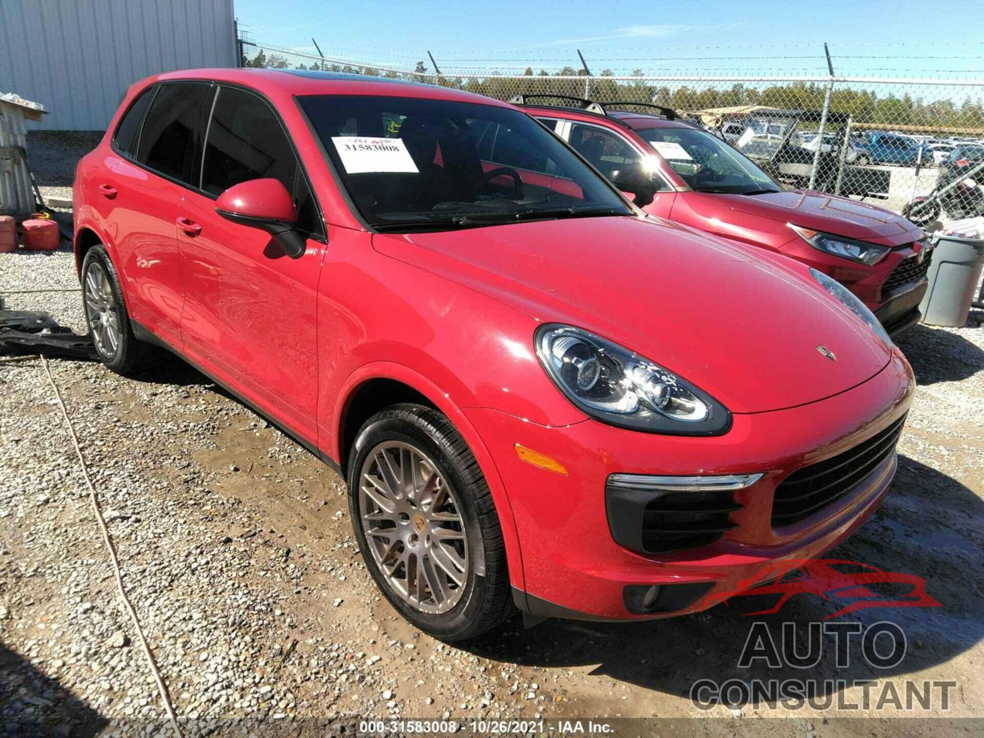 PORSCHE CAYENNE 2016 - WP1AA2A20GLA02478