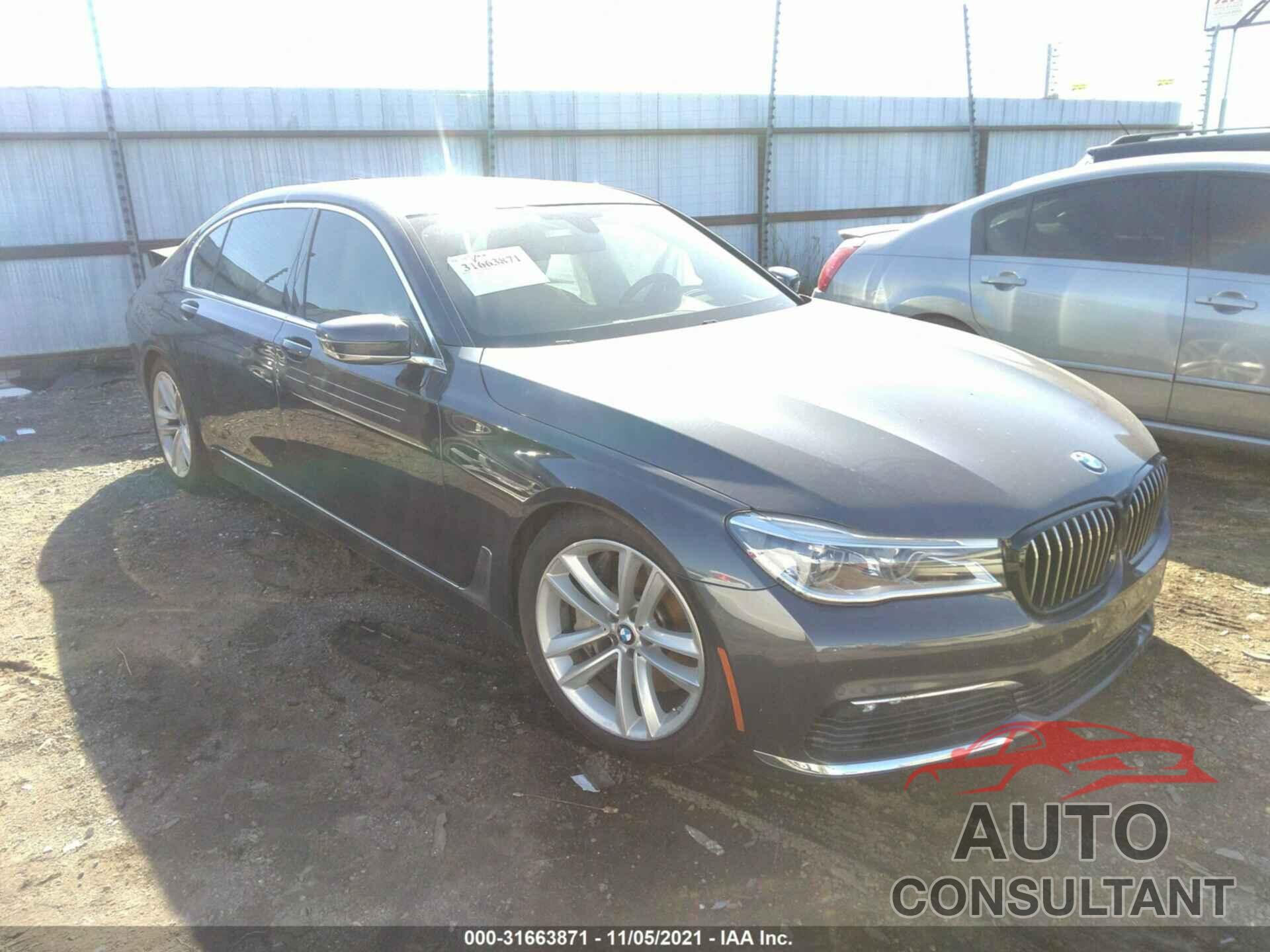 BMW 7 SERIES 2016 - WBA7F0C50GGM20604