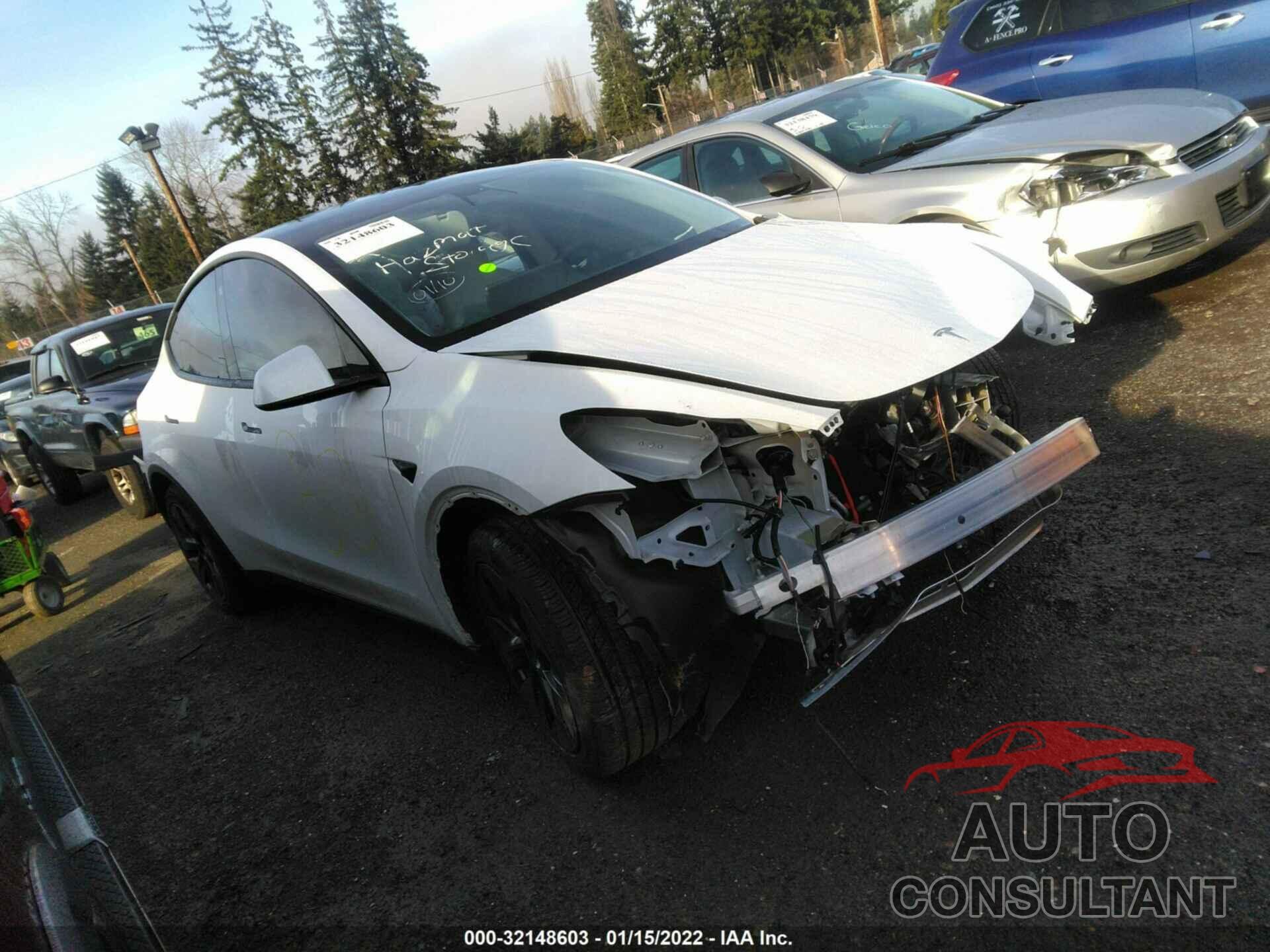 TESLA MODEL Y 2021 - 5YJYGDED2MF110489