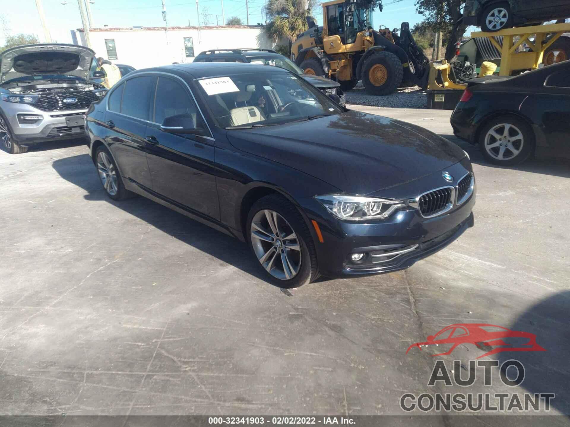 BMW 3 SERIES 2017 - WBA8B9G54HNU09634