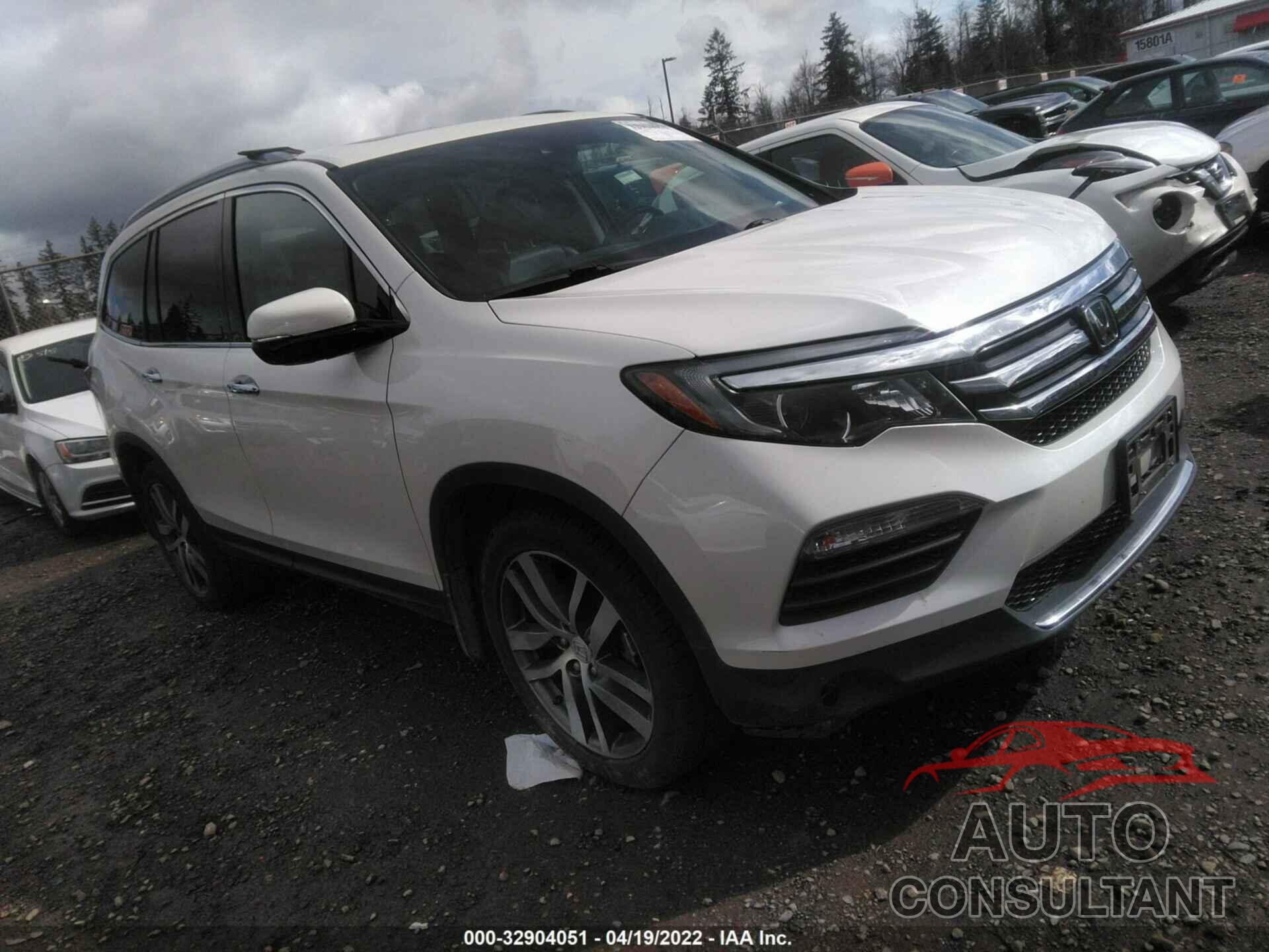 HONDA PILOT 2017 - 5FNYF6H00HB008461