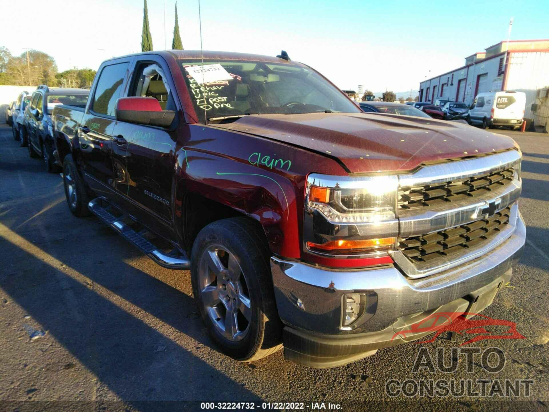 CHEVROLET SILVERADO 1500 2017 - 3GCPCRECXHG113152