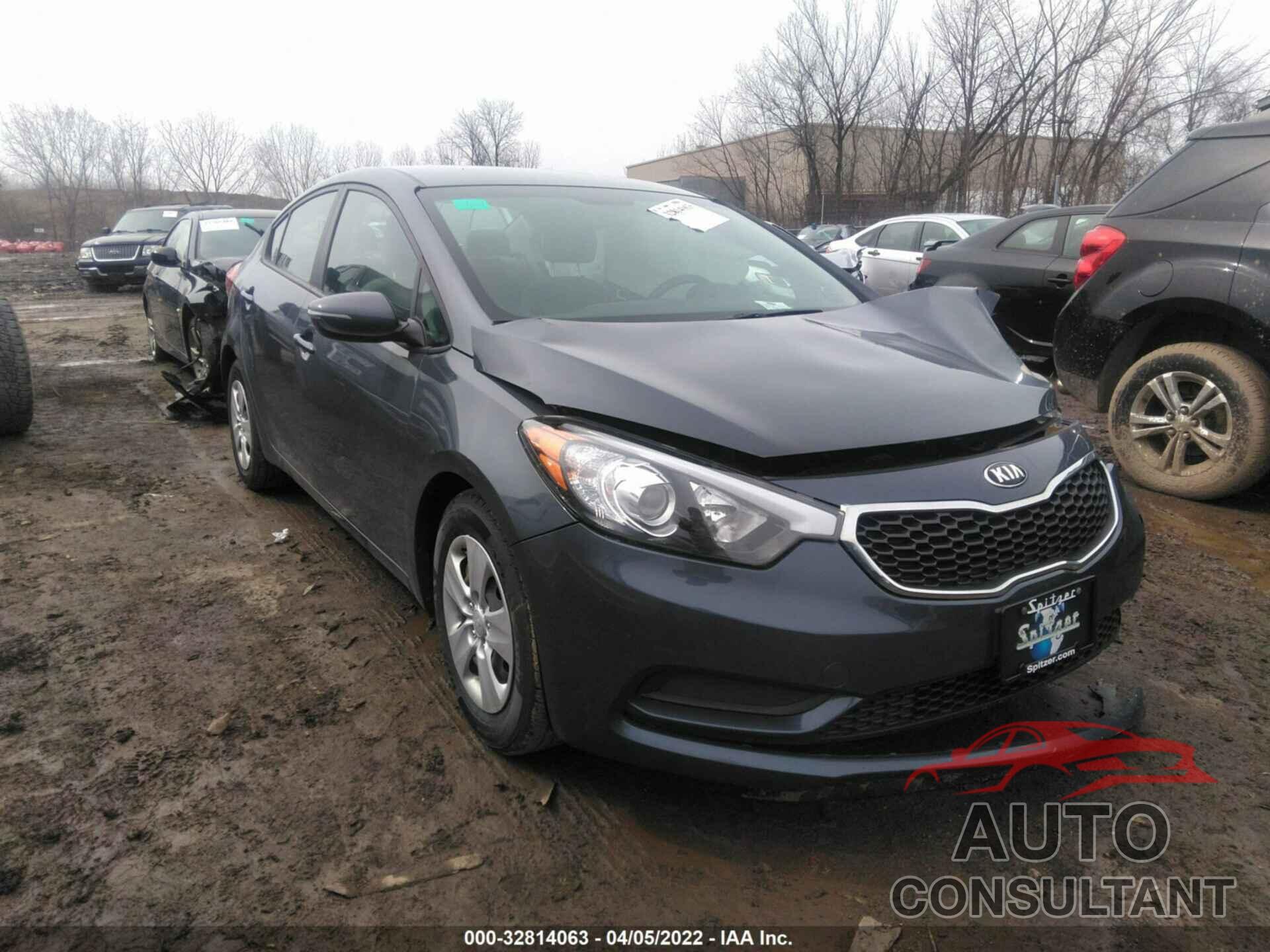 KIA FORTE 2016 - KNAFX4A60G5555654