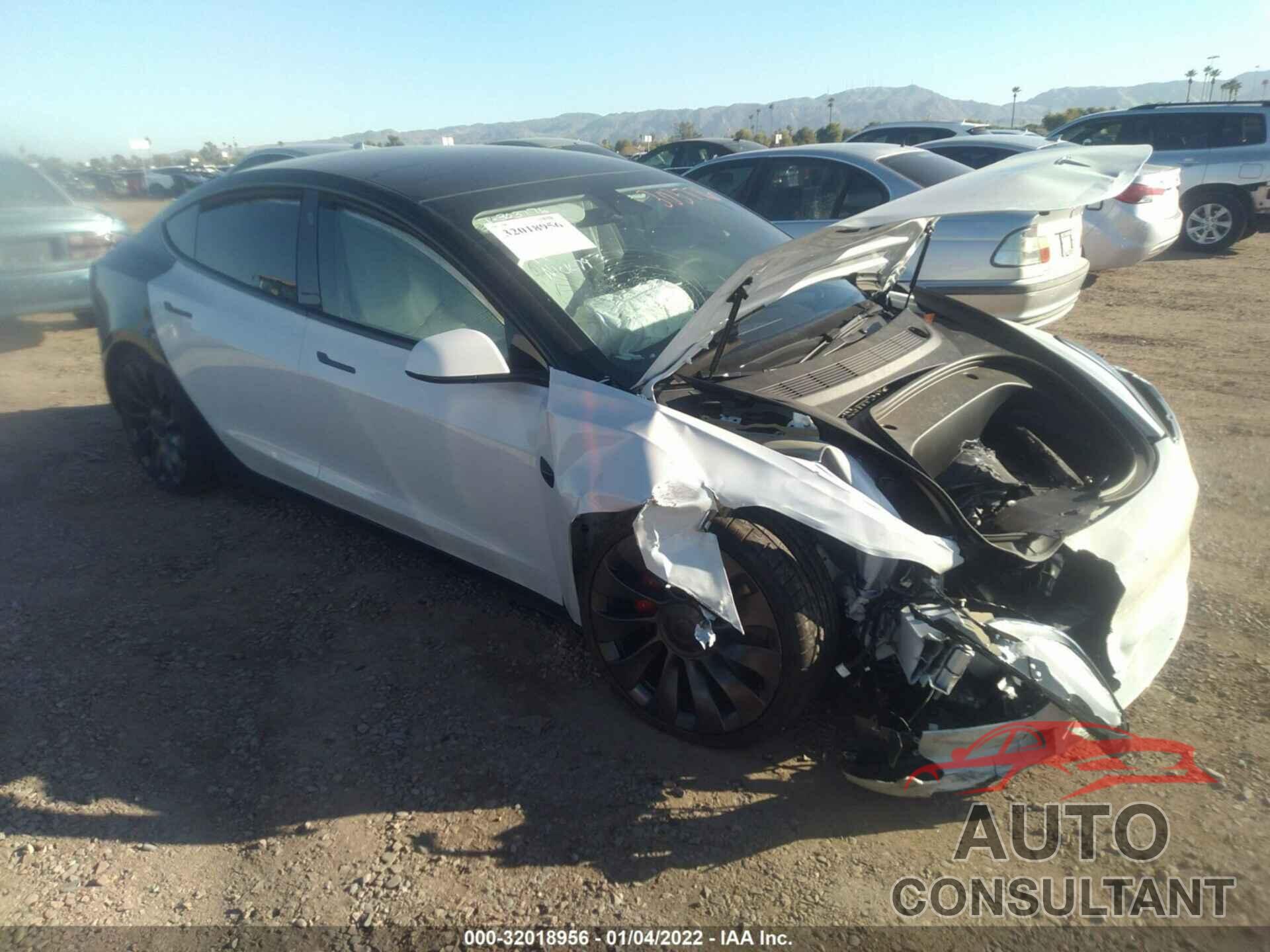 TESLA MODEL 3 2021 - 5YJ3E1EC7MF098006
