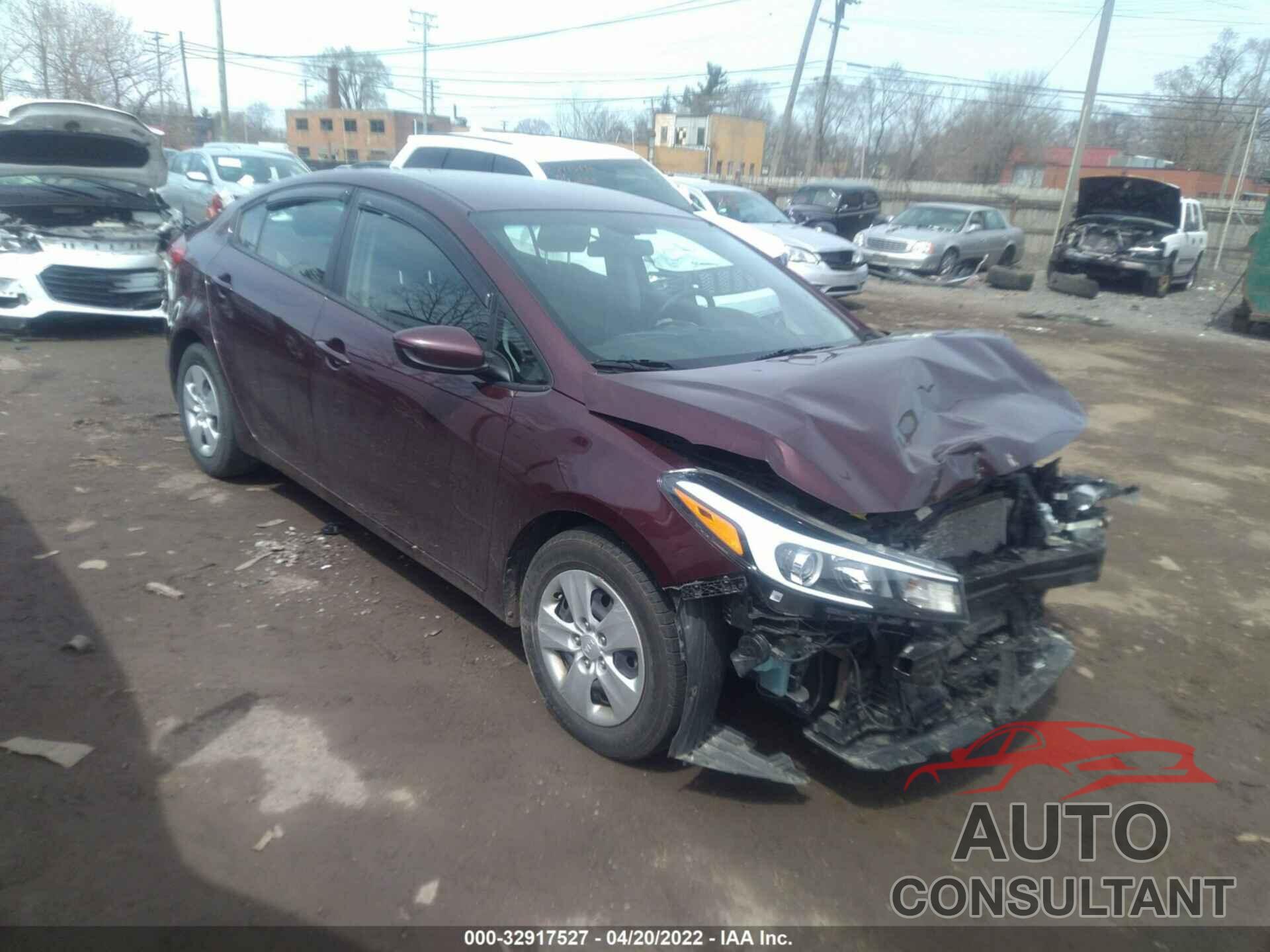 KIA FORTE 2017 - 3KPFK4A77HE113521