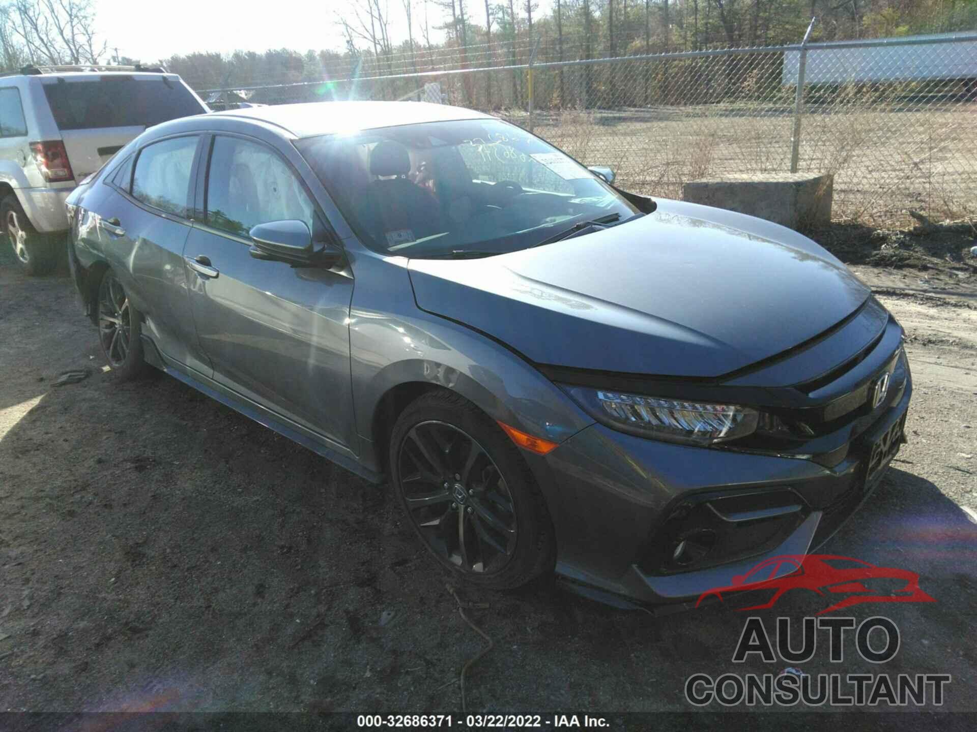 HONDA CIVIC HATCHBACK 2021 - SHHFK7H90MU417785