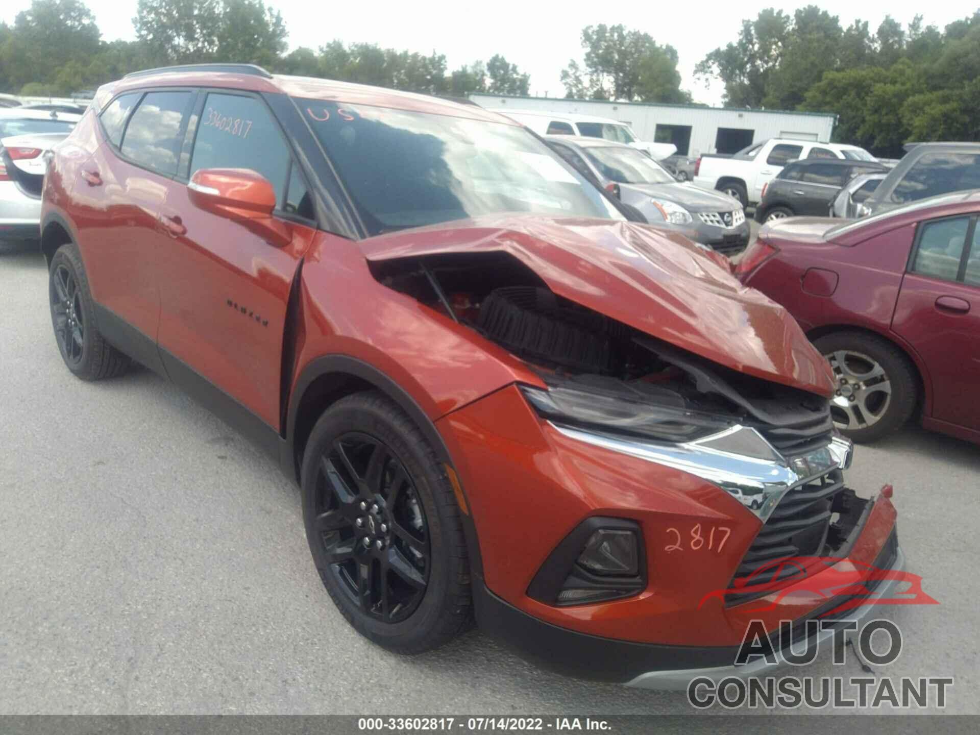 CHEVROLET BLAZER 2021 - 3GNKBHRS7MS543289