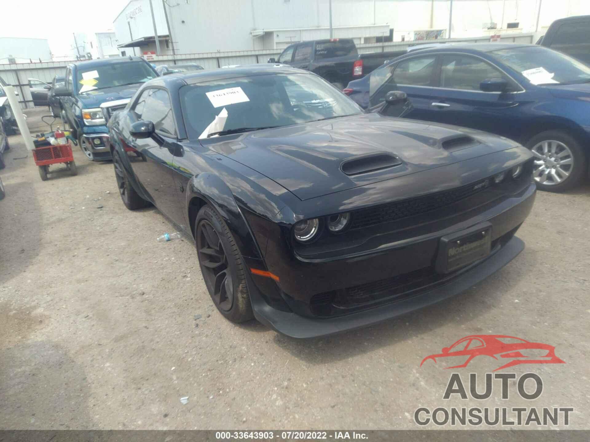 DODGE CHALLENGER 2019 - 2C3CDZL92KH606287
