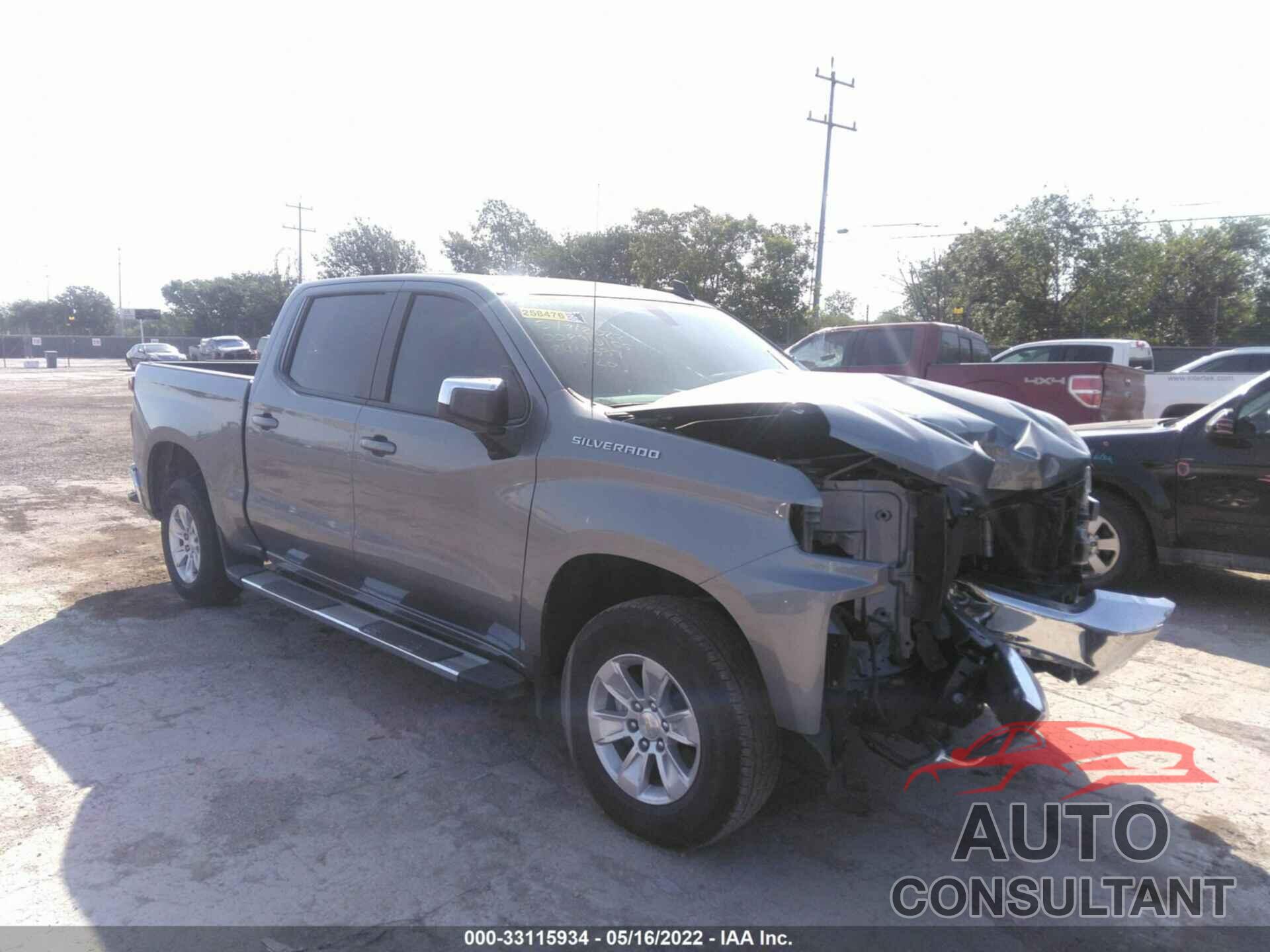CHEVROLET SILVERADO 1500 2020 - 3GCPWCEK4LG240337