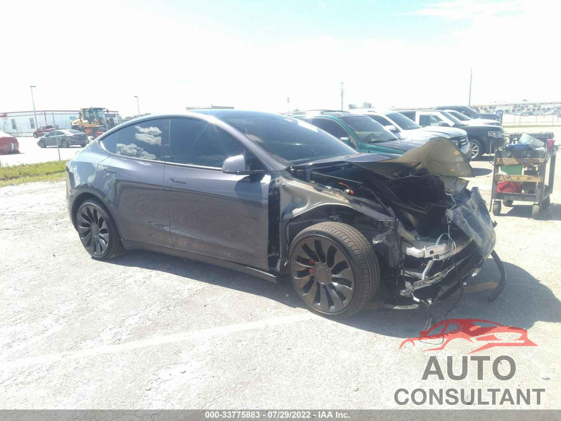 TESLA MODEL Y 2022 - 7SAYGDEF7NF452056
