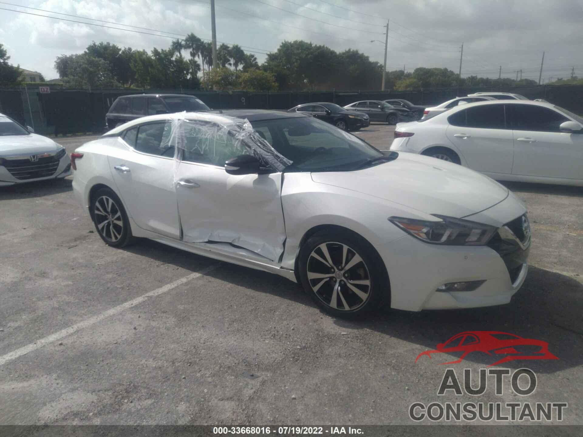 NISSAN MAXIMA 2018 - 1N4AA6AP0JC402641