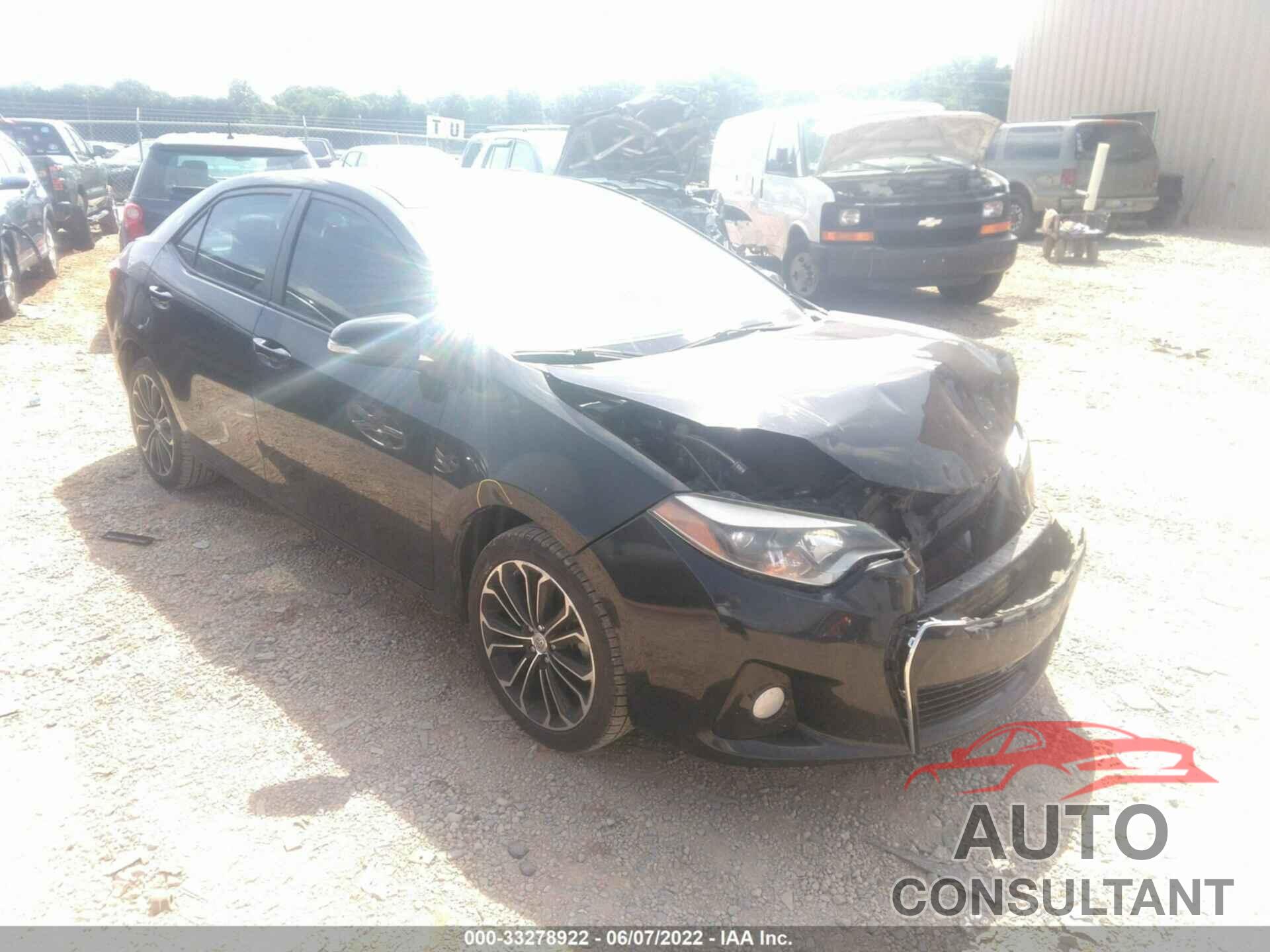 TOYOTA COROLLA 2016 - 5YFBURHE9GP483778