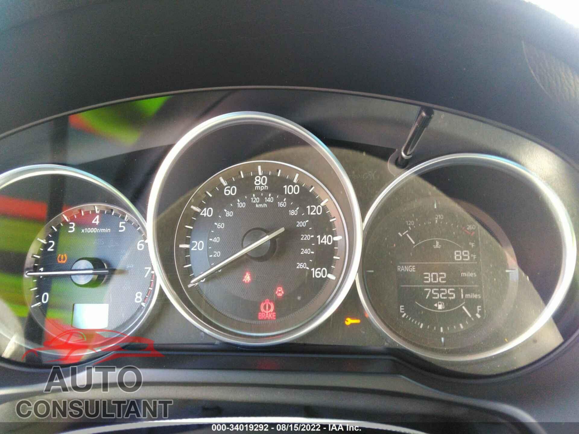MAZDA MAZDA6 2017 - JM1GL1U54H1140169