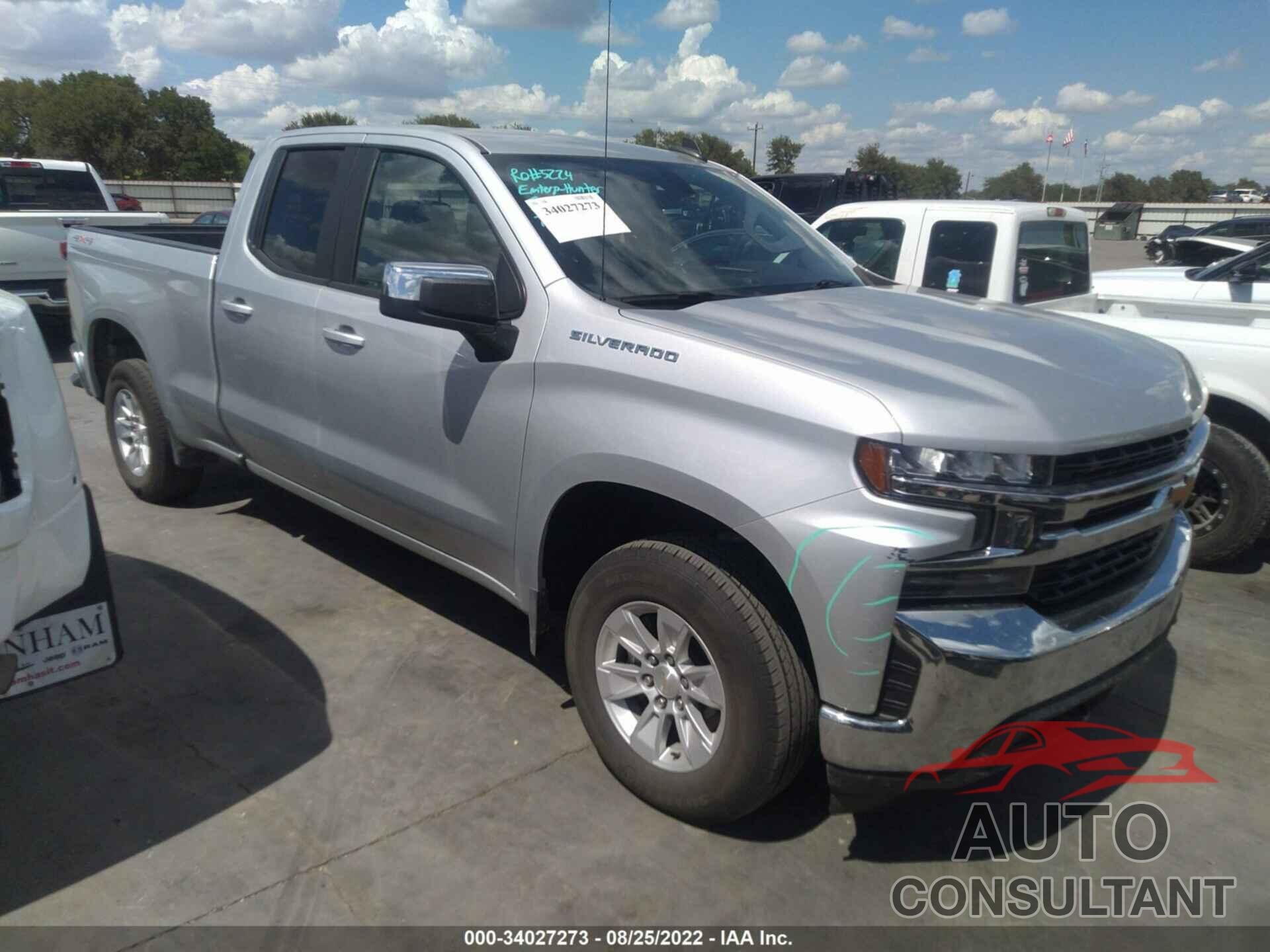 CHEVROLET SILVERADO 1500 2020 - 1GCRYDED8LZ122186