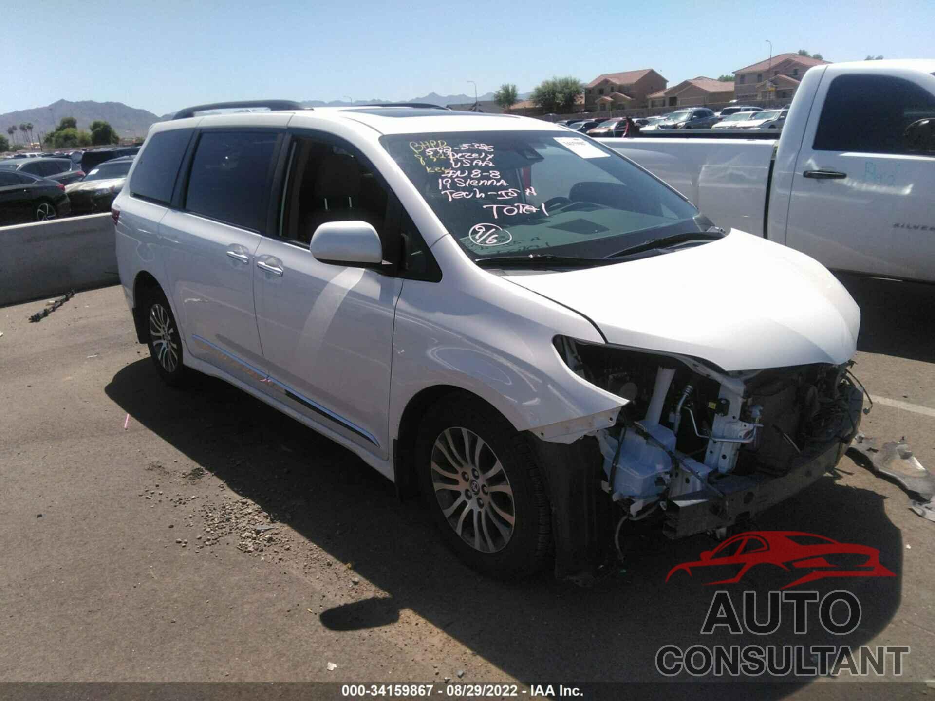 TOYOTA SIENNA 2019 - 5TDYZ3DC1KS987805