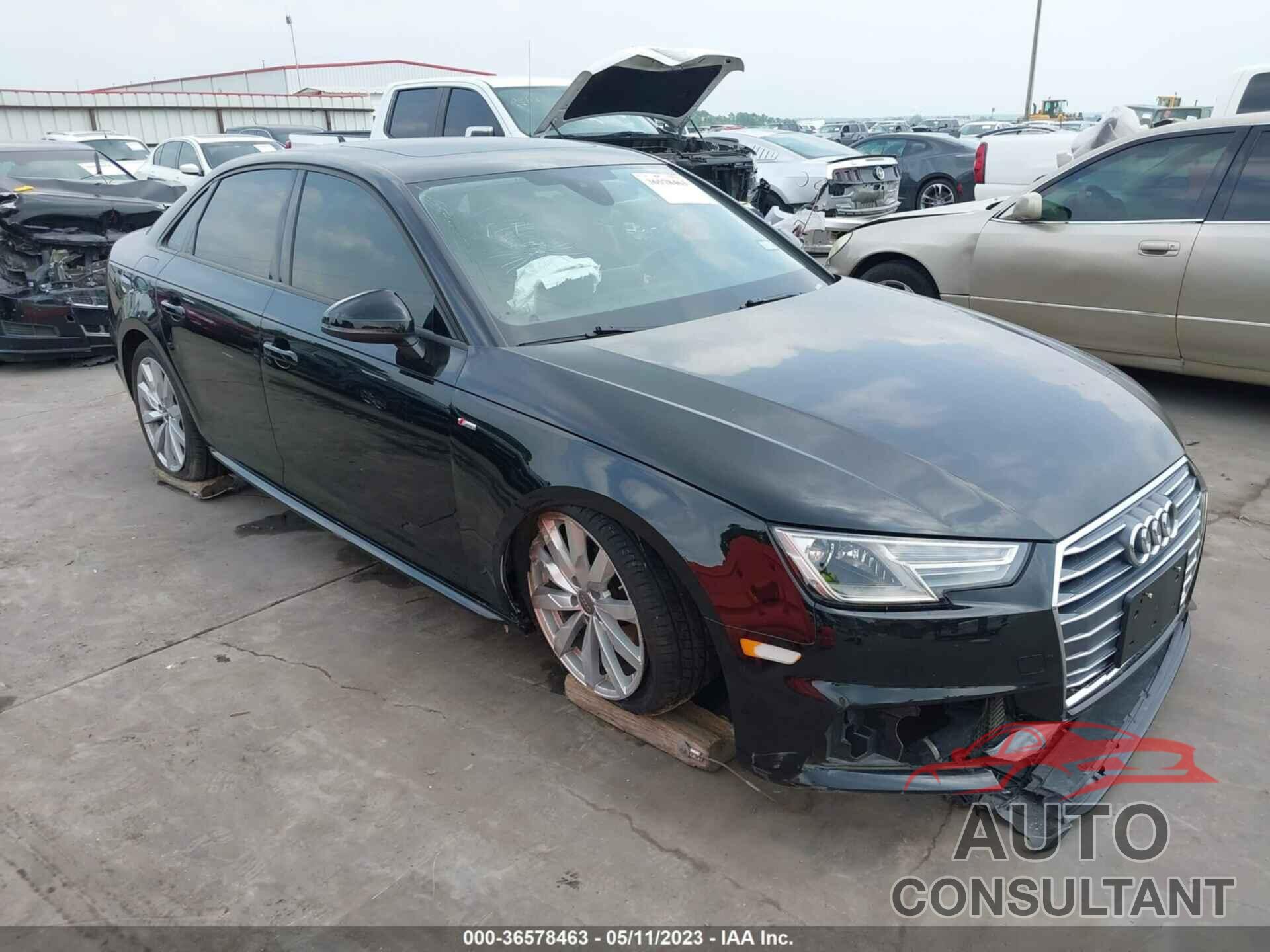 AUDI A4 2017 - WAUKMAF49HN050470