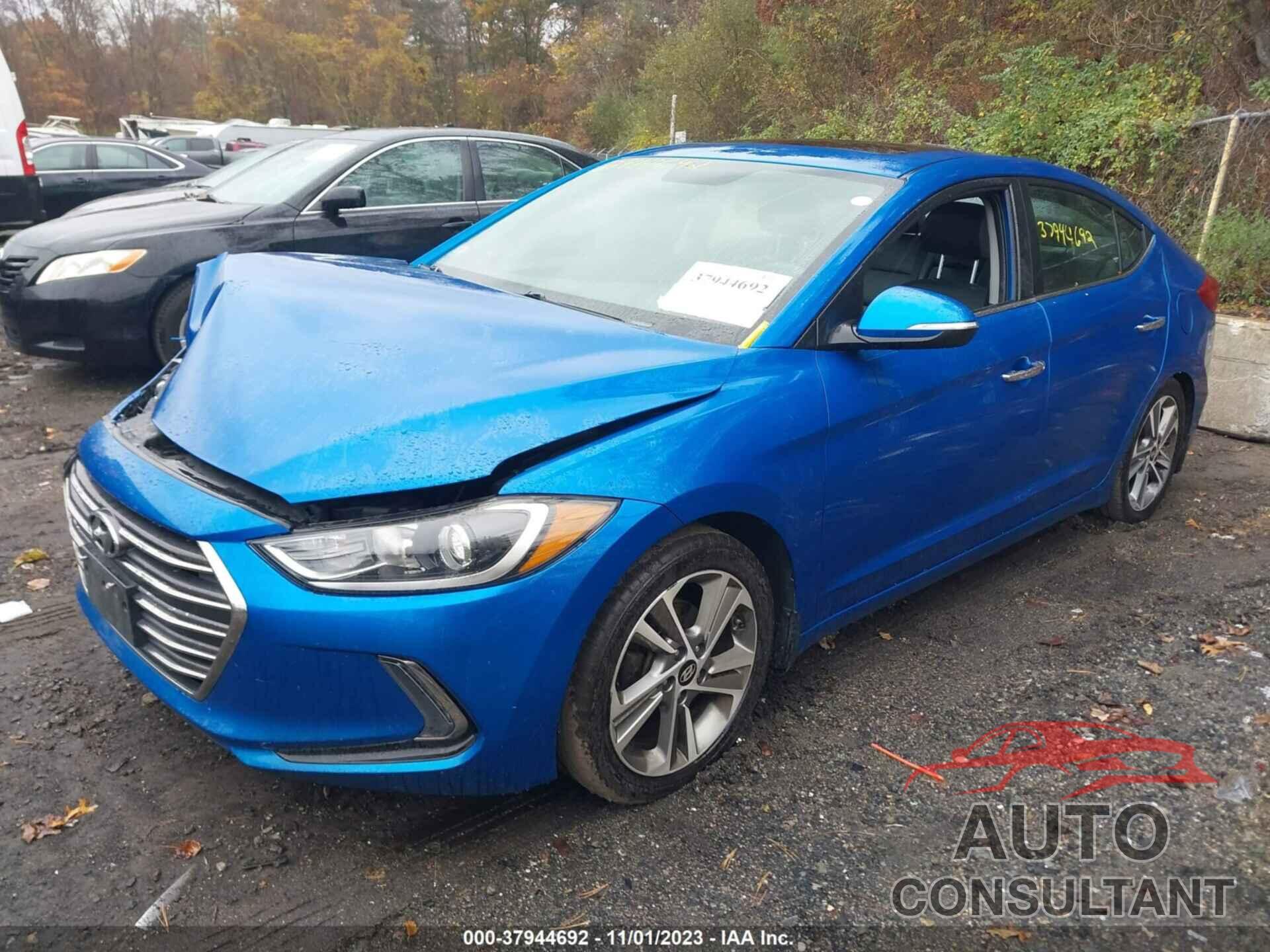 HYUNDAI ELANTRA 2017 - KMHD84LF4HU292382