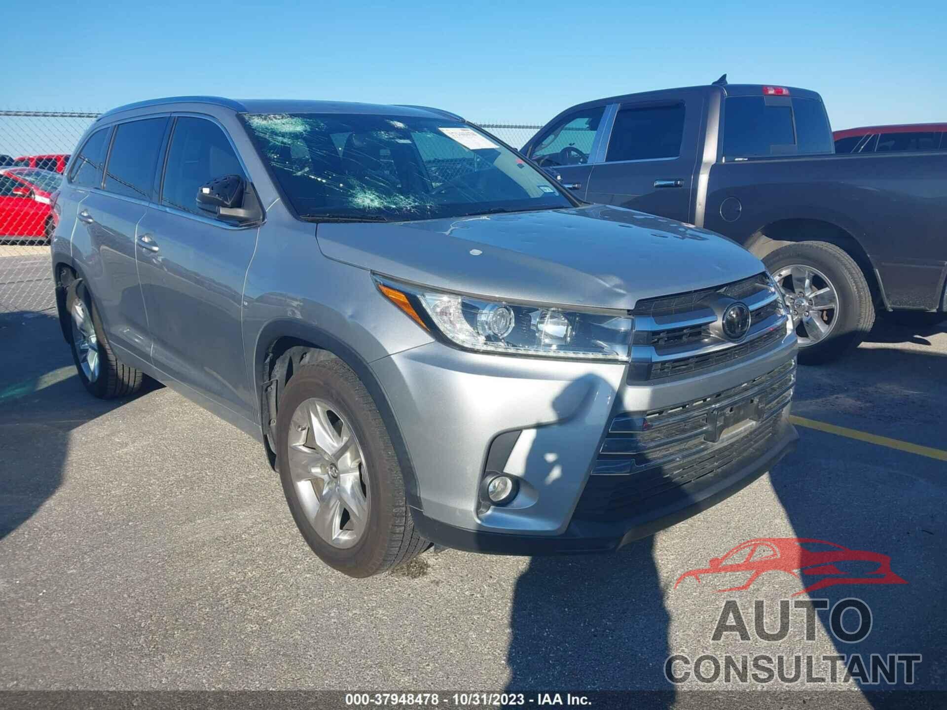 TOYOTA HIGHLANDER 2018 - 5TDYZRFH3JS265102