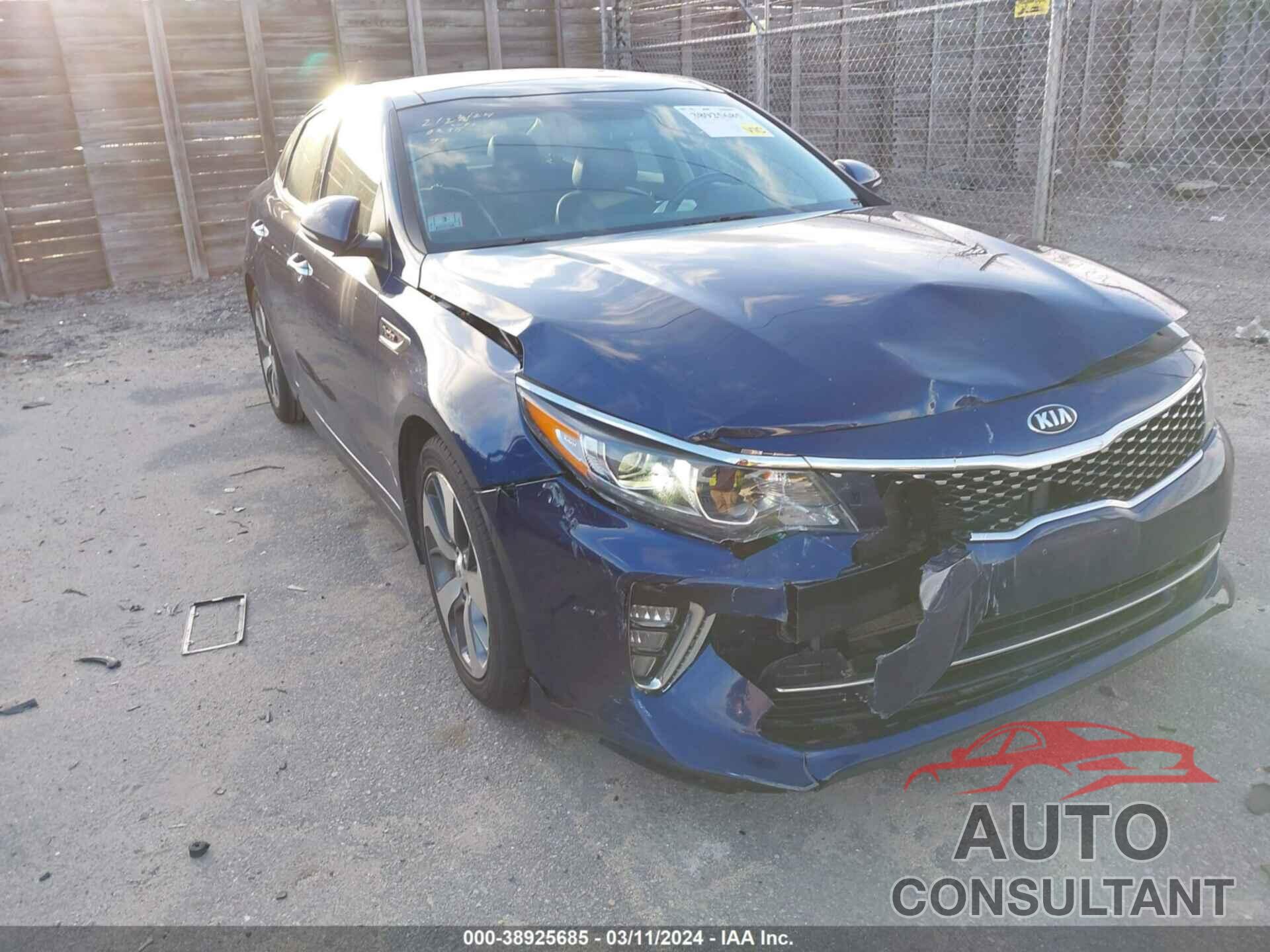 KIA OPTIMA 2018 - 5XXGW4L27JG202951