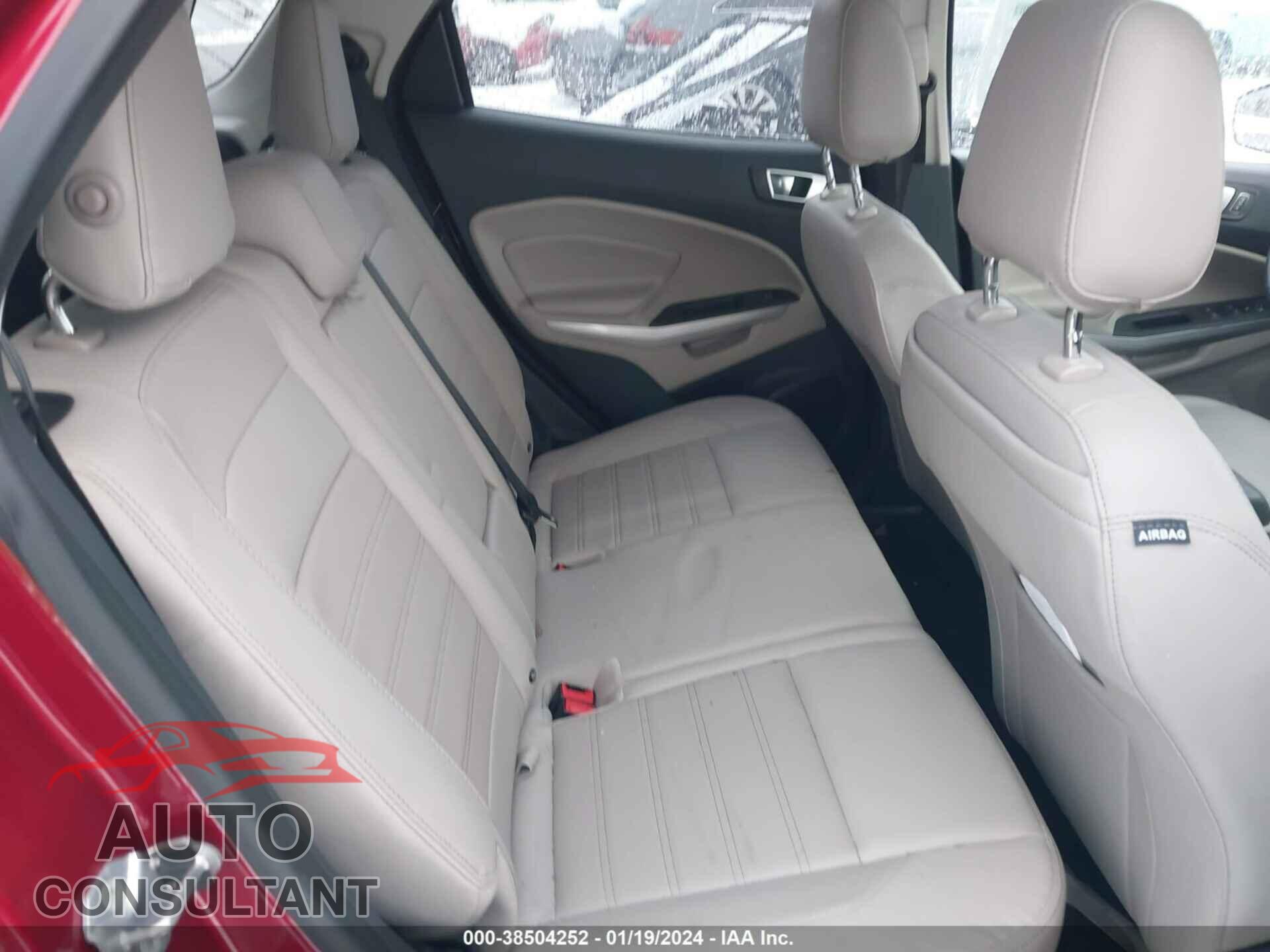 FORD ECOSPORT 2020 - MAJ6S3KLXLC332694