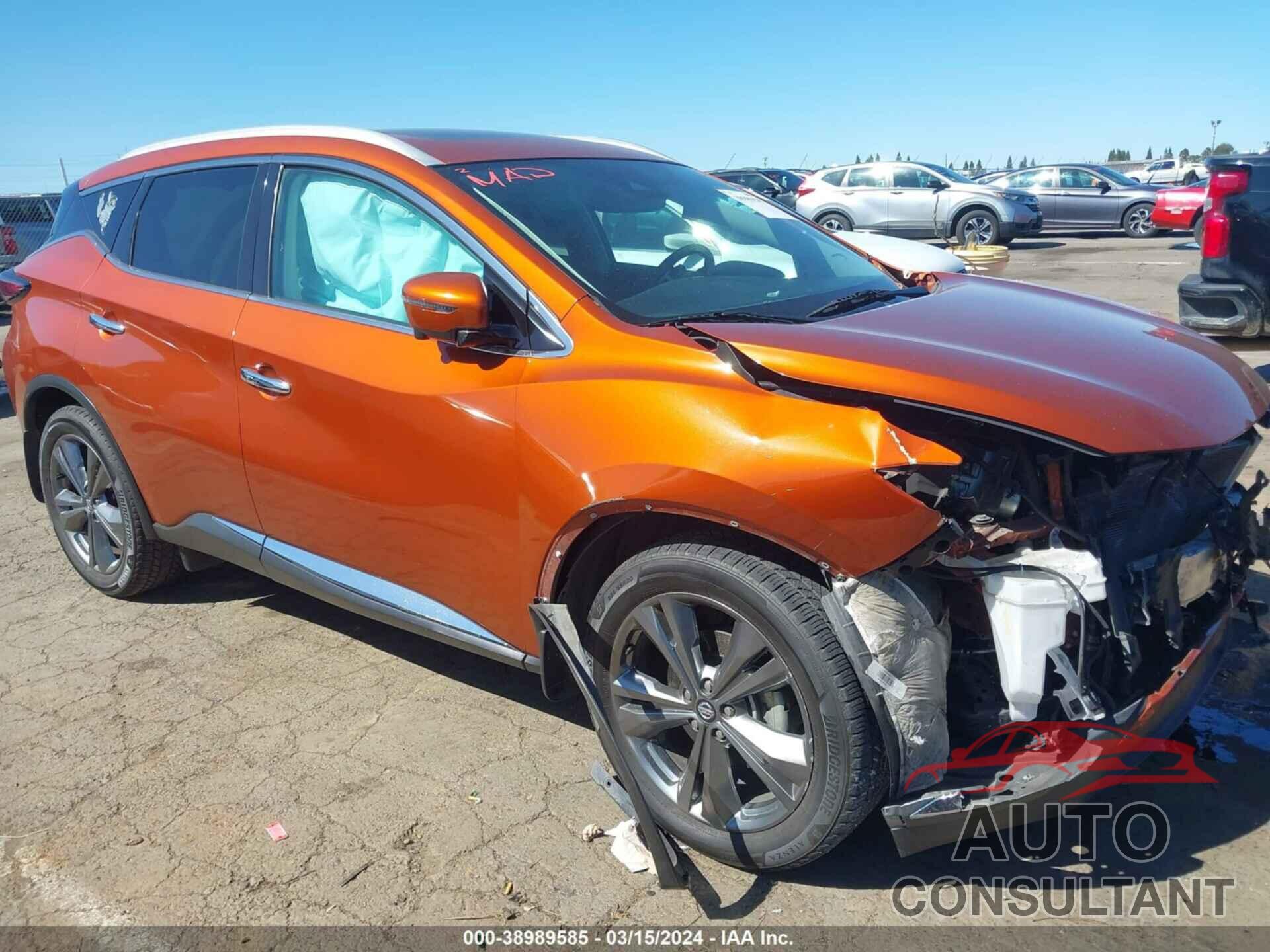 NISSAN MURANO 2019 - 5N1AZ2MJ0KN157540