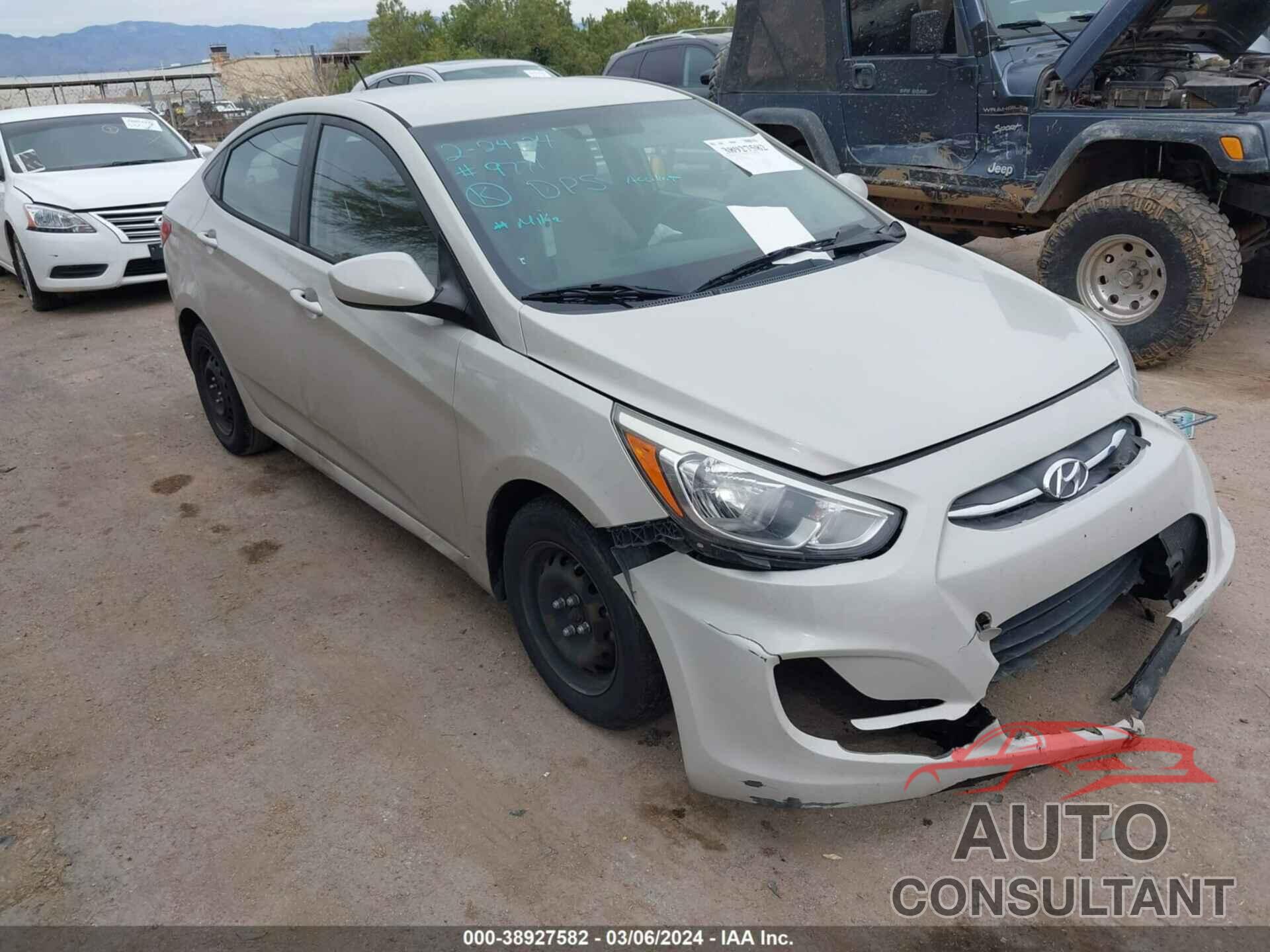 HYUNDAI ACCENT 2016 - KMHCT4AE2GU030346