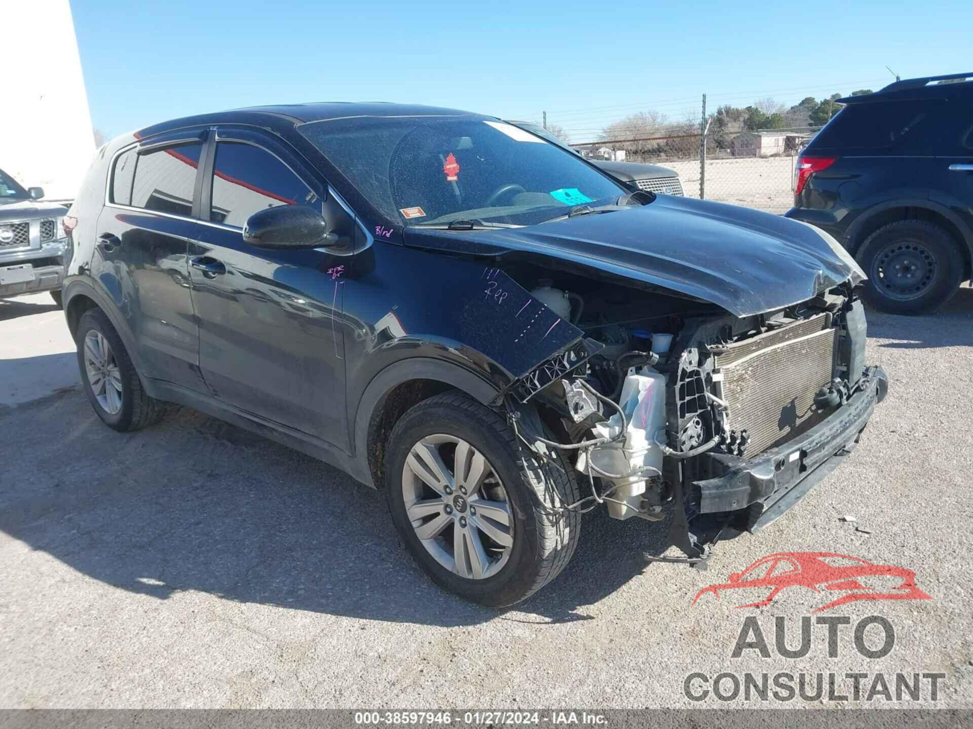 KIA SPORTAGE 2017 - KNDPM3AC9H7176576