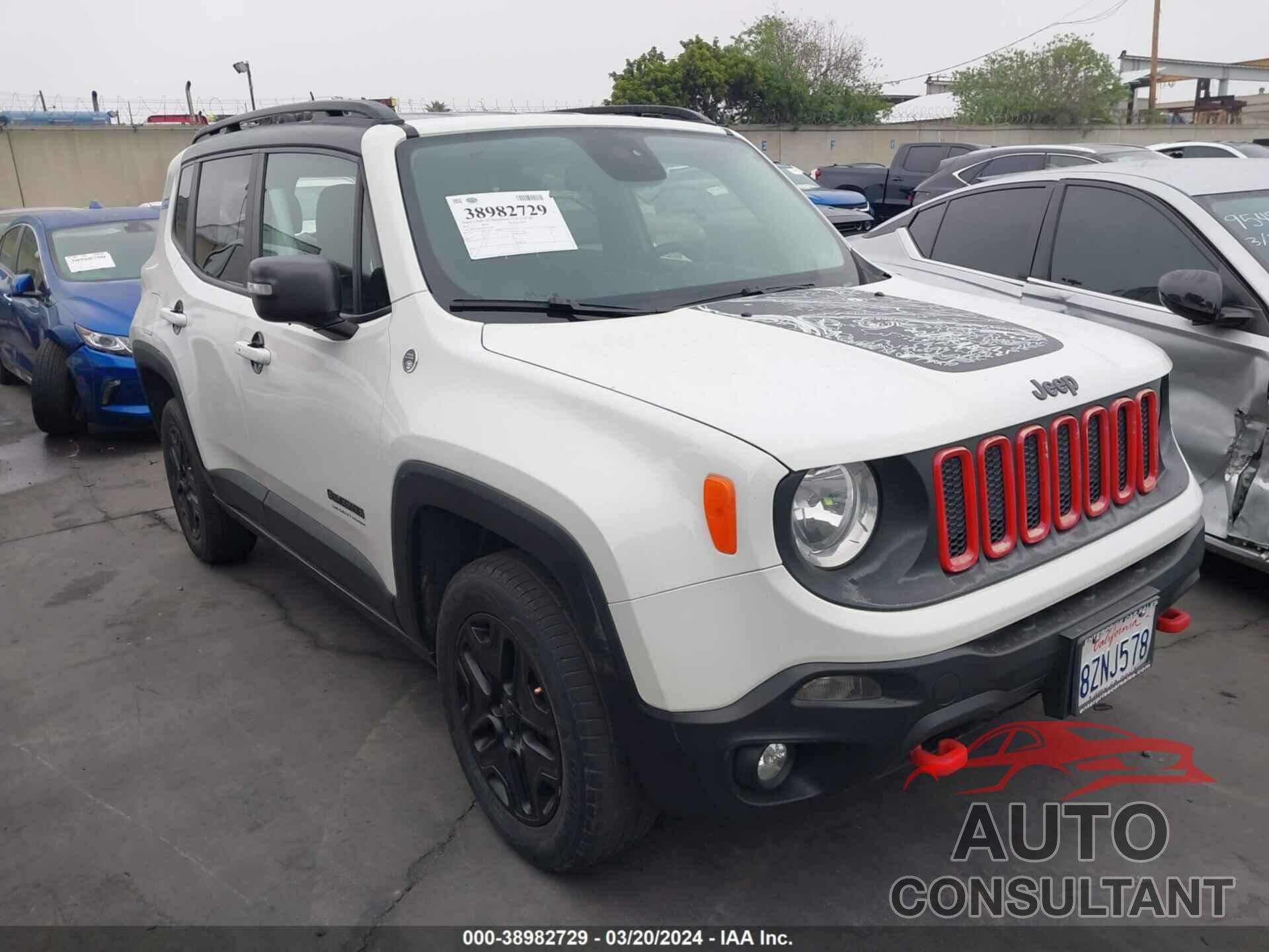 JEEP RENEGADE 2017 - ZACCJBCB9HPE69421