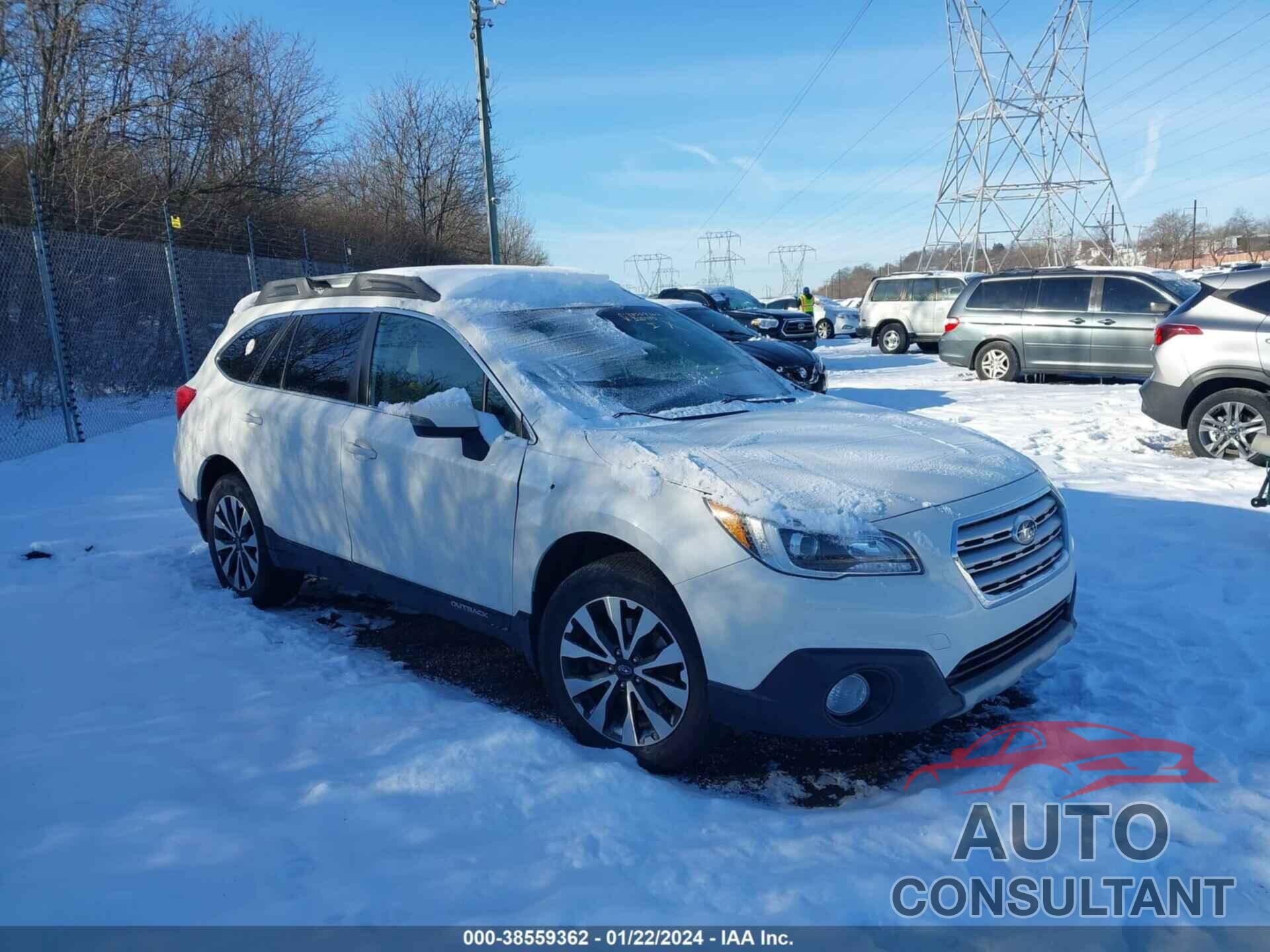 SUBARU OUTBACK 2017 - 4S4BSANC2H3320485