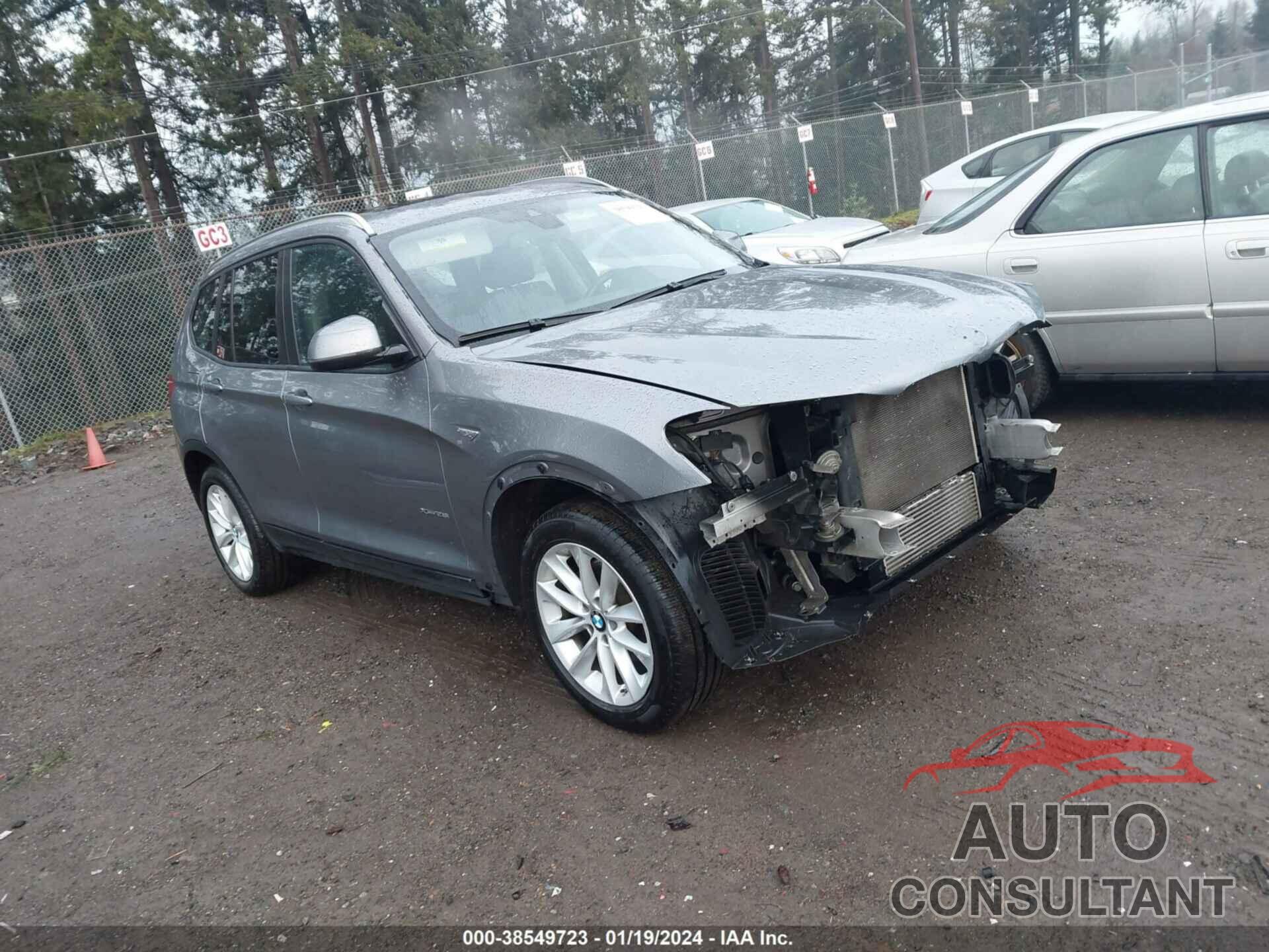 BMW X3 2016 - 5UXWX9C50G0D90661