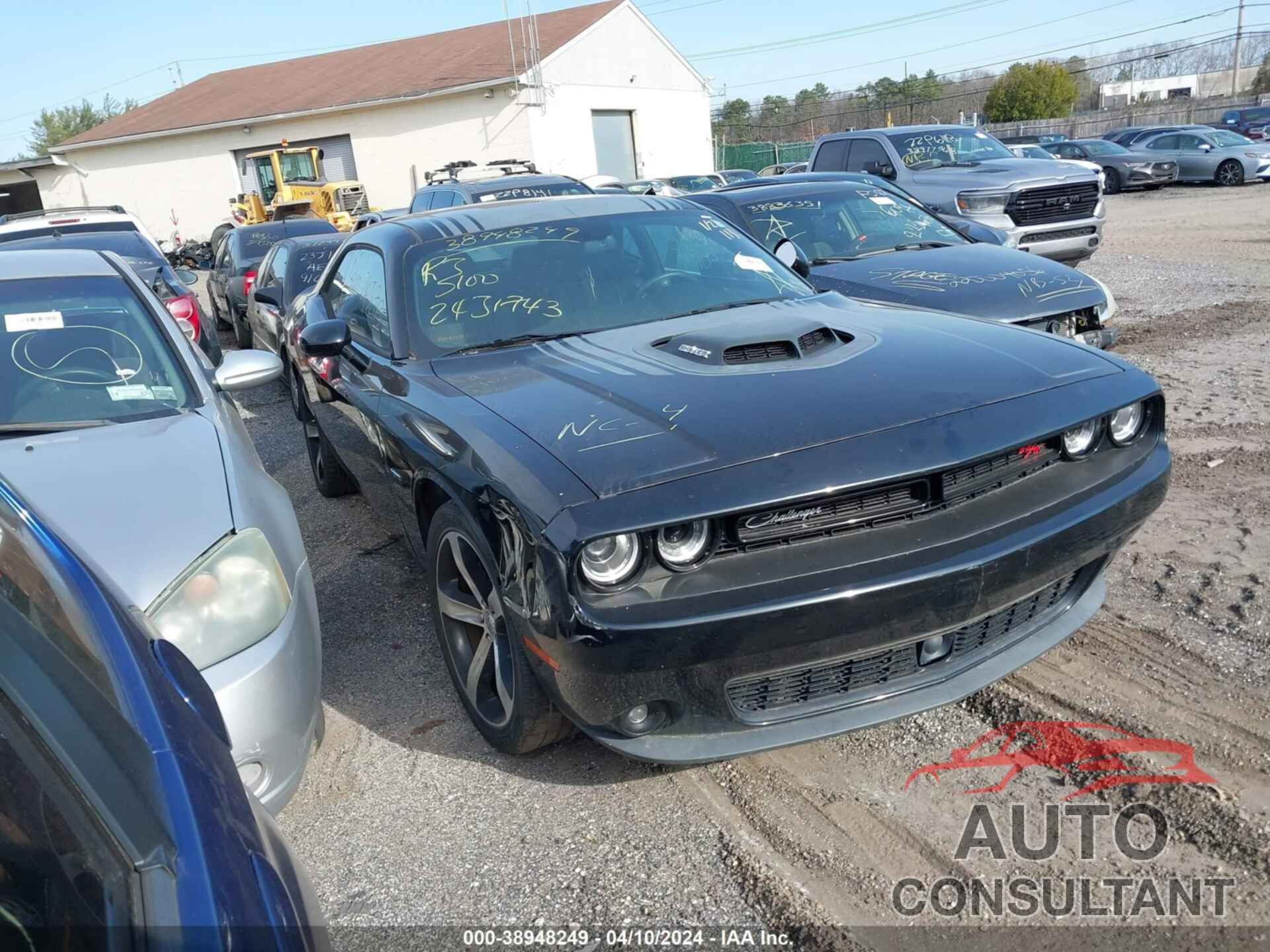 DODGE CHALLENGER 2016 - 2C3CDZBT1GH157687