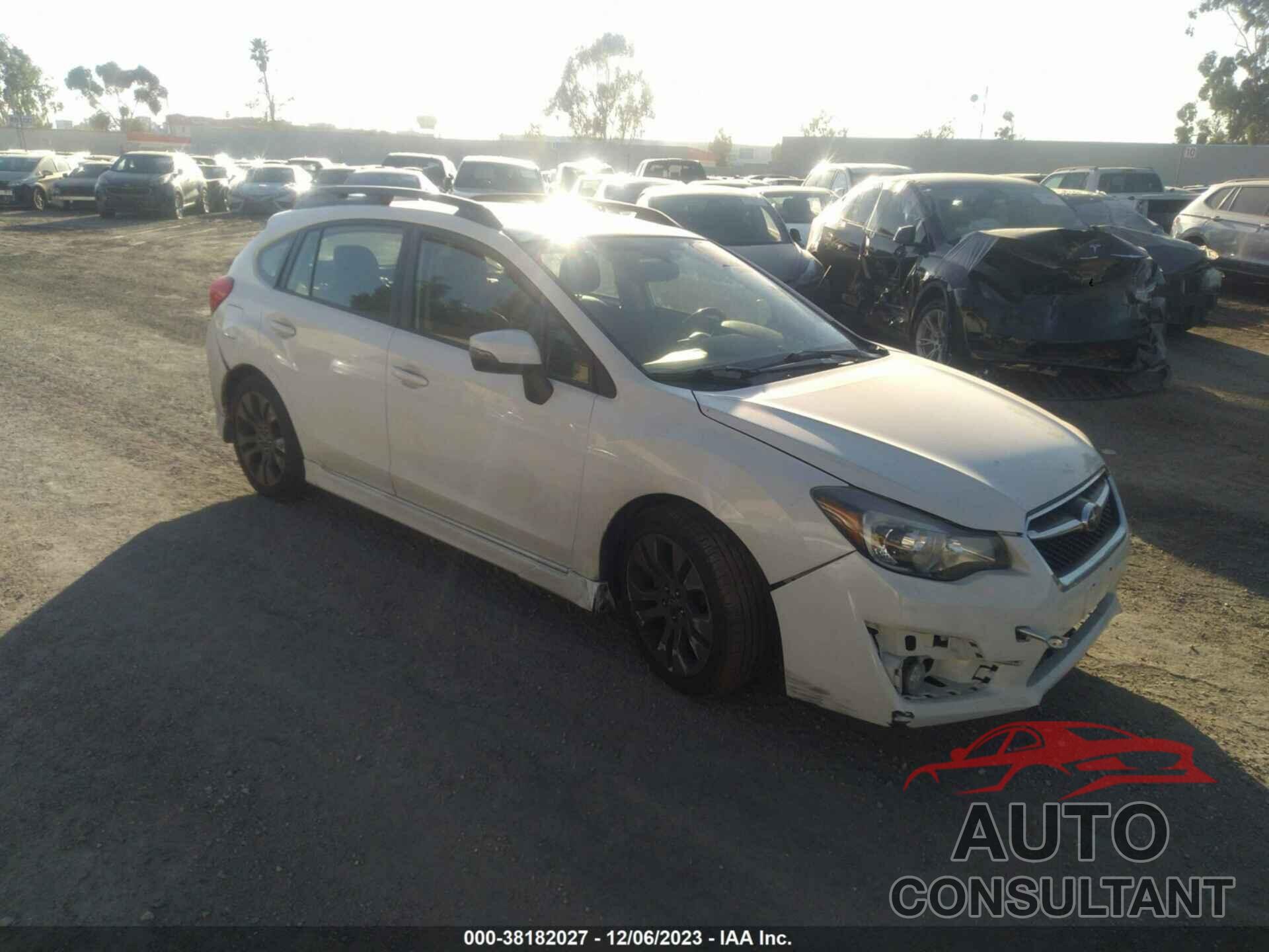 SUBARU IMPREZA 2016 - JF1GPAY6XG8264594