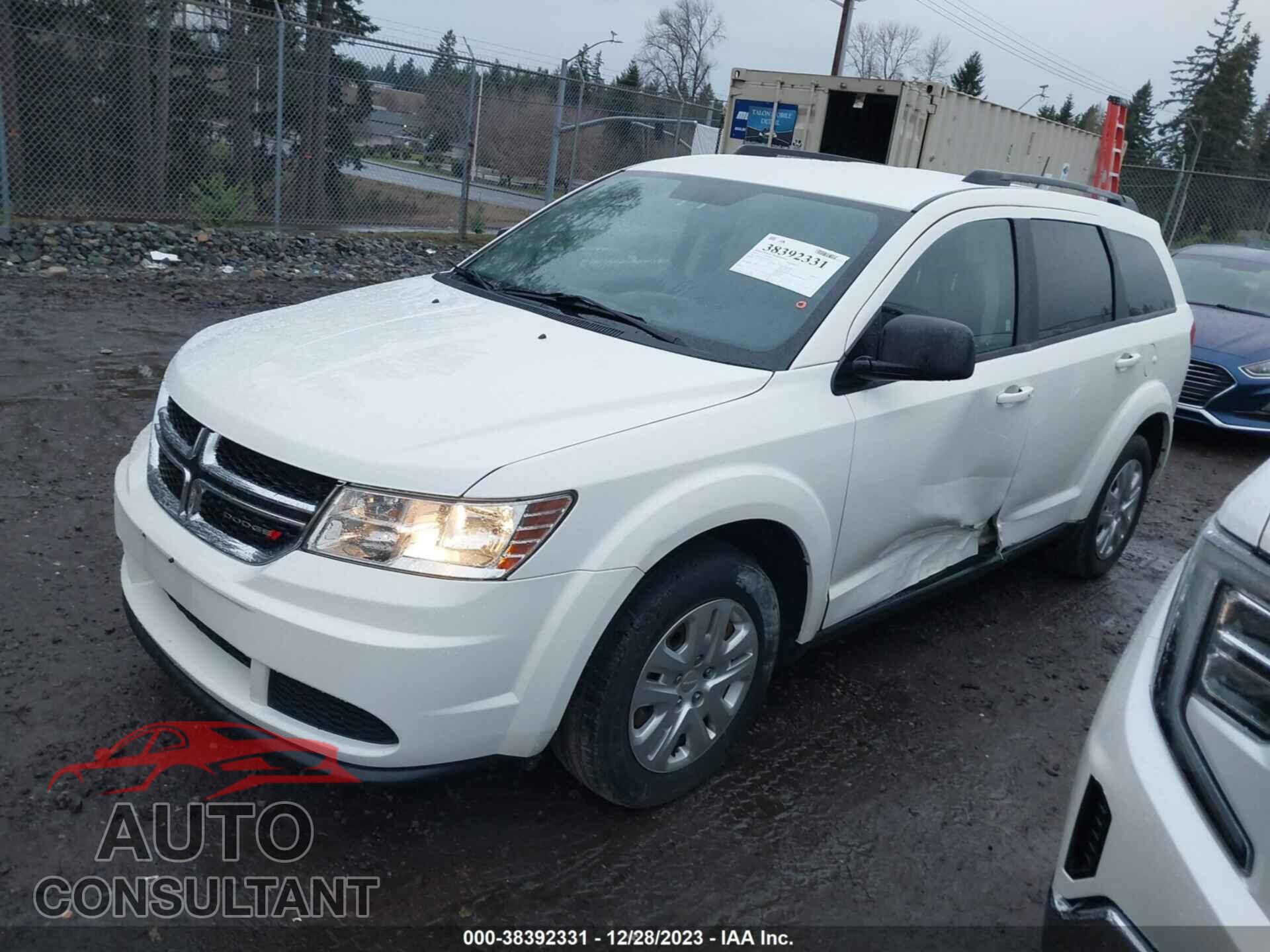 DODGE JOURNEY 2017 - 3C4PDCAB8HT622672