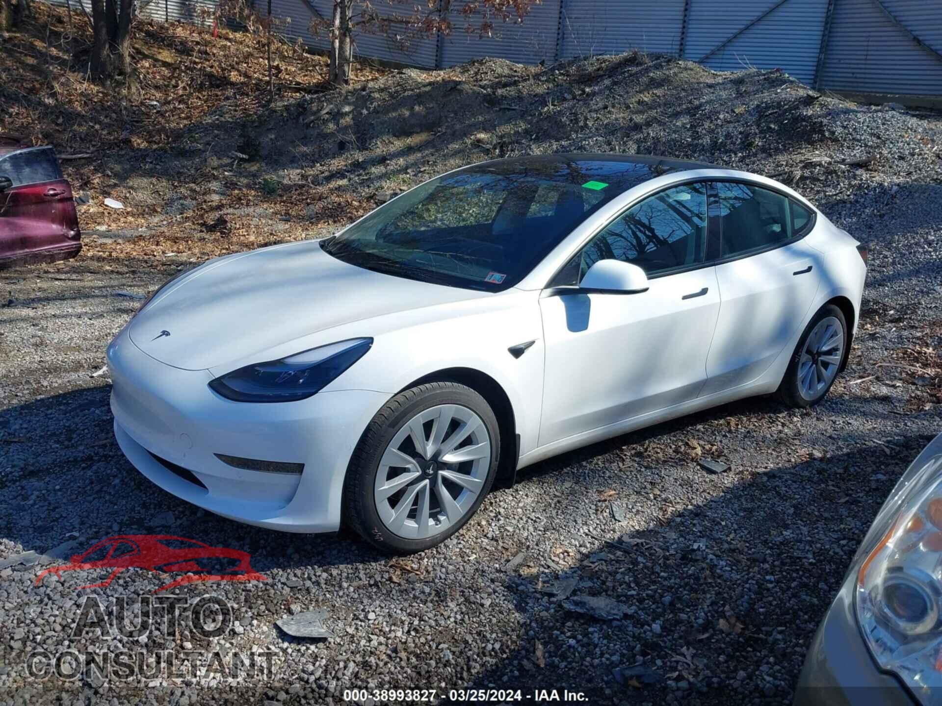 TESLA MODEL 3 2022 - 5YJ3E1EA7NF356704