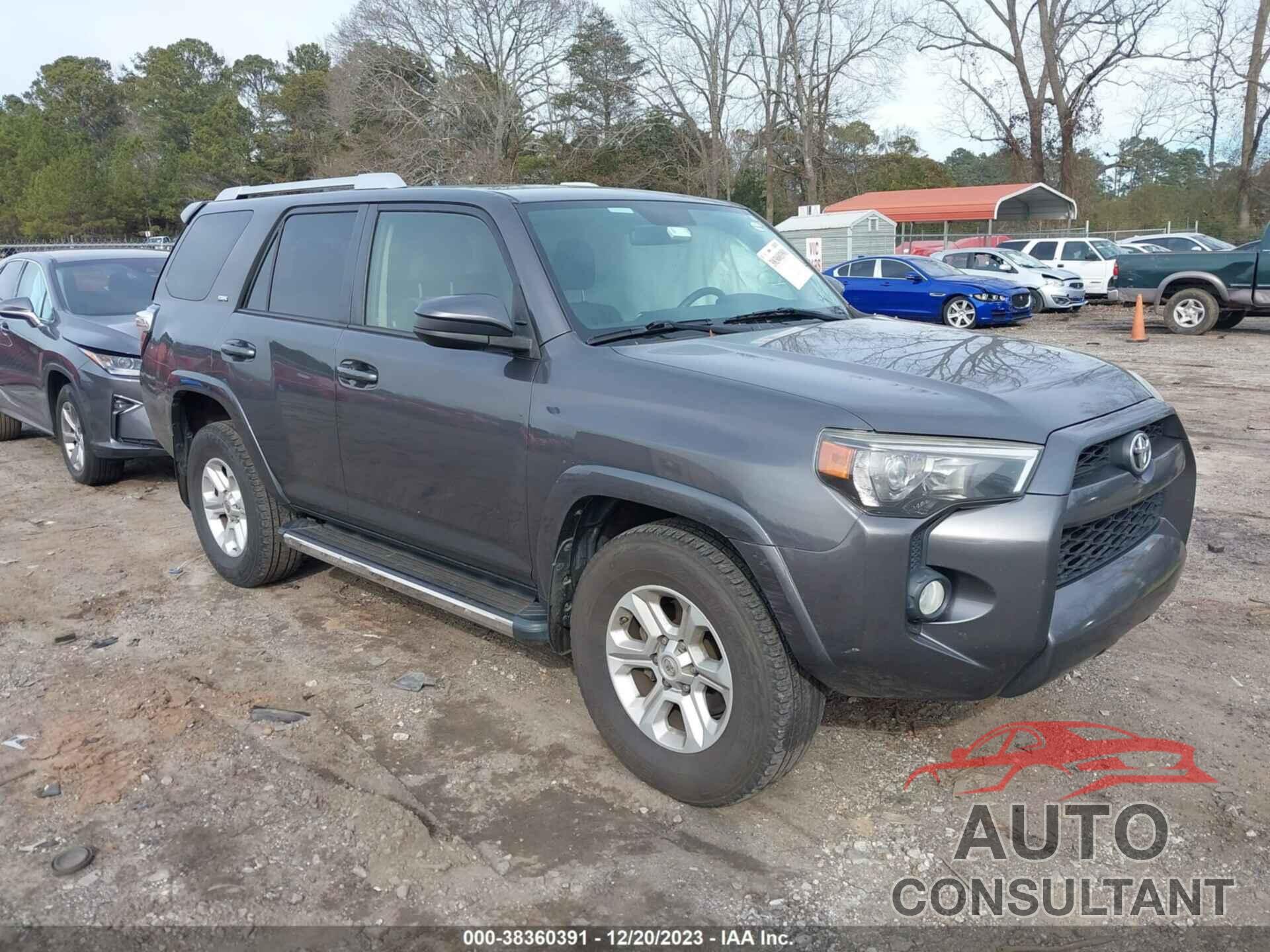 TOYOTA 4RUNNER 2016 - JTEZU5JR5G5124098