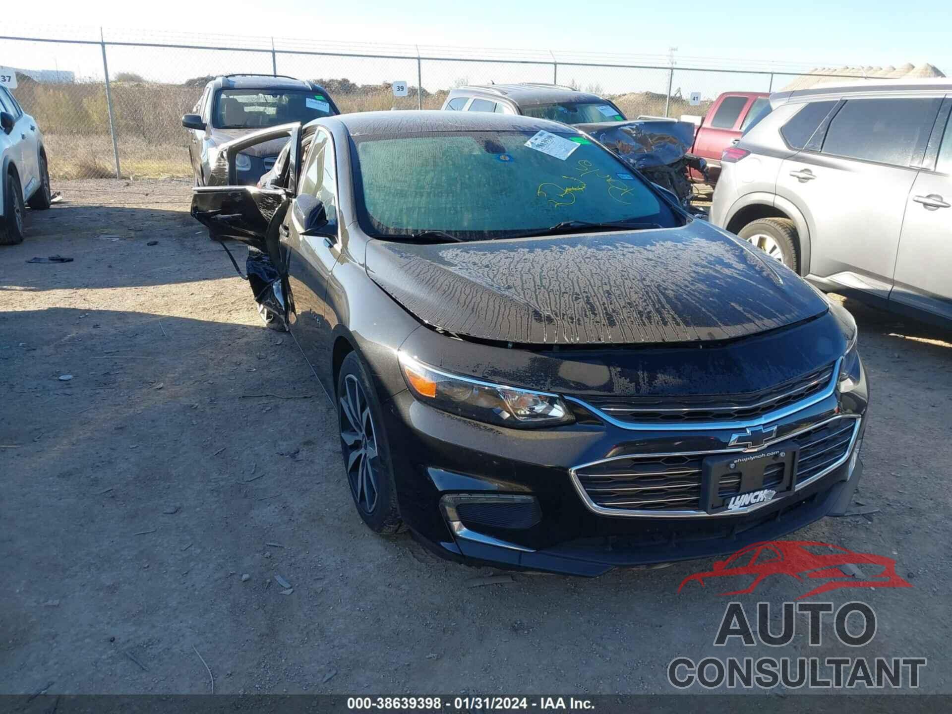 CHEVROLET MALIBU 2017 - 1G1ZE5ST9HF189634