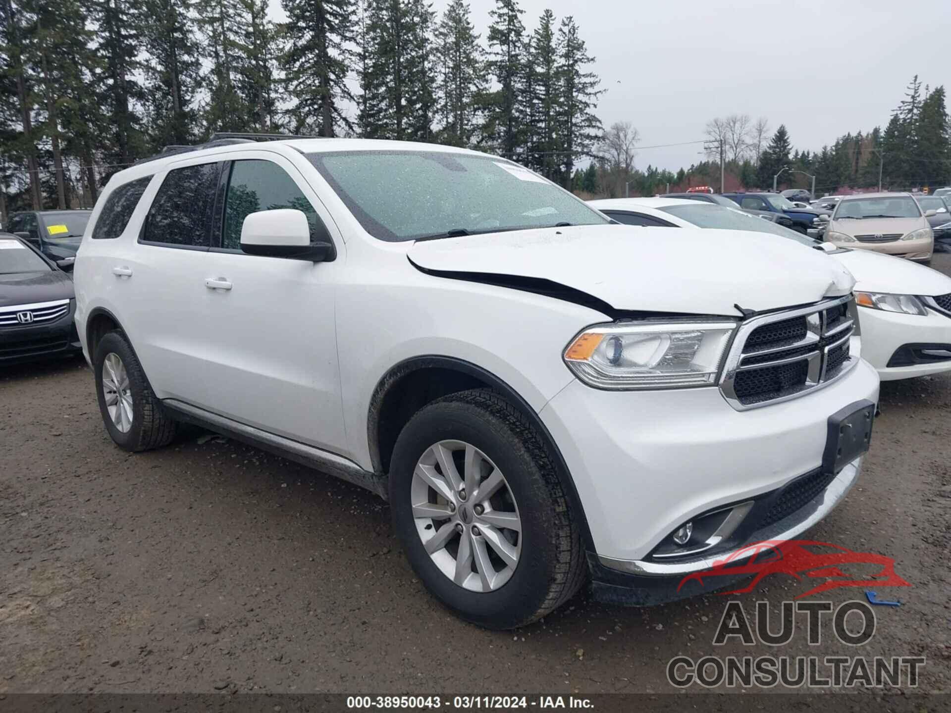 DODGE DURANGO 2019 - 1C4RDJAG8KC659586