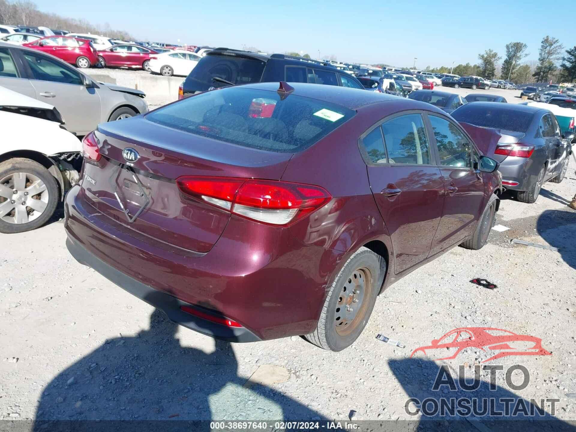 KIA FORTE 2017 - 3KPFK4A71HE016072