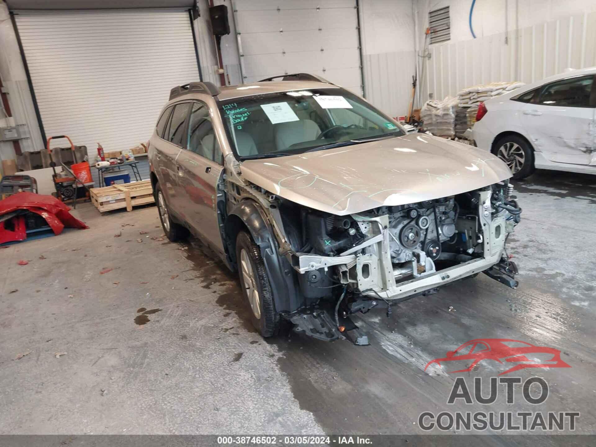 SUBARU OUTBACK 2018 - 4S4BSACC9J3381079