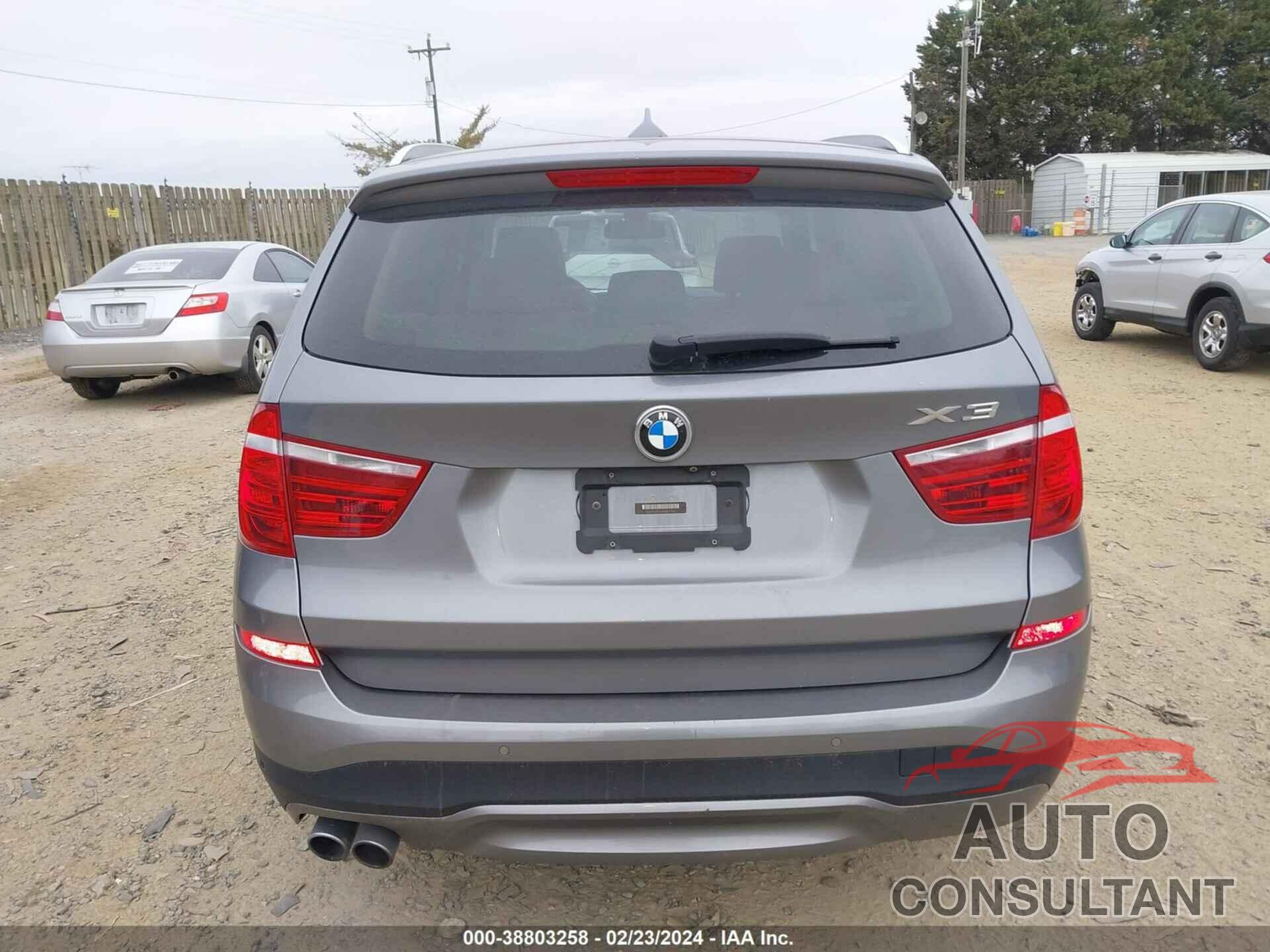 BMW X3 2016 - 5UXWX9C5XG0D71146