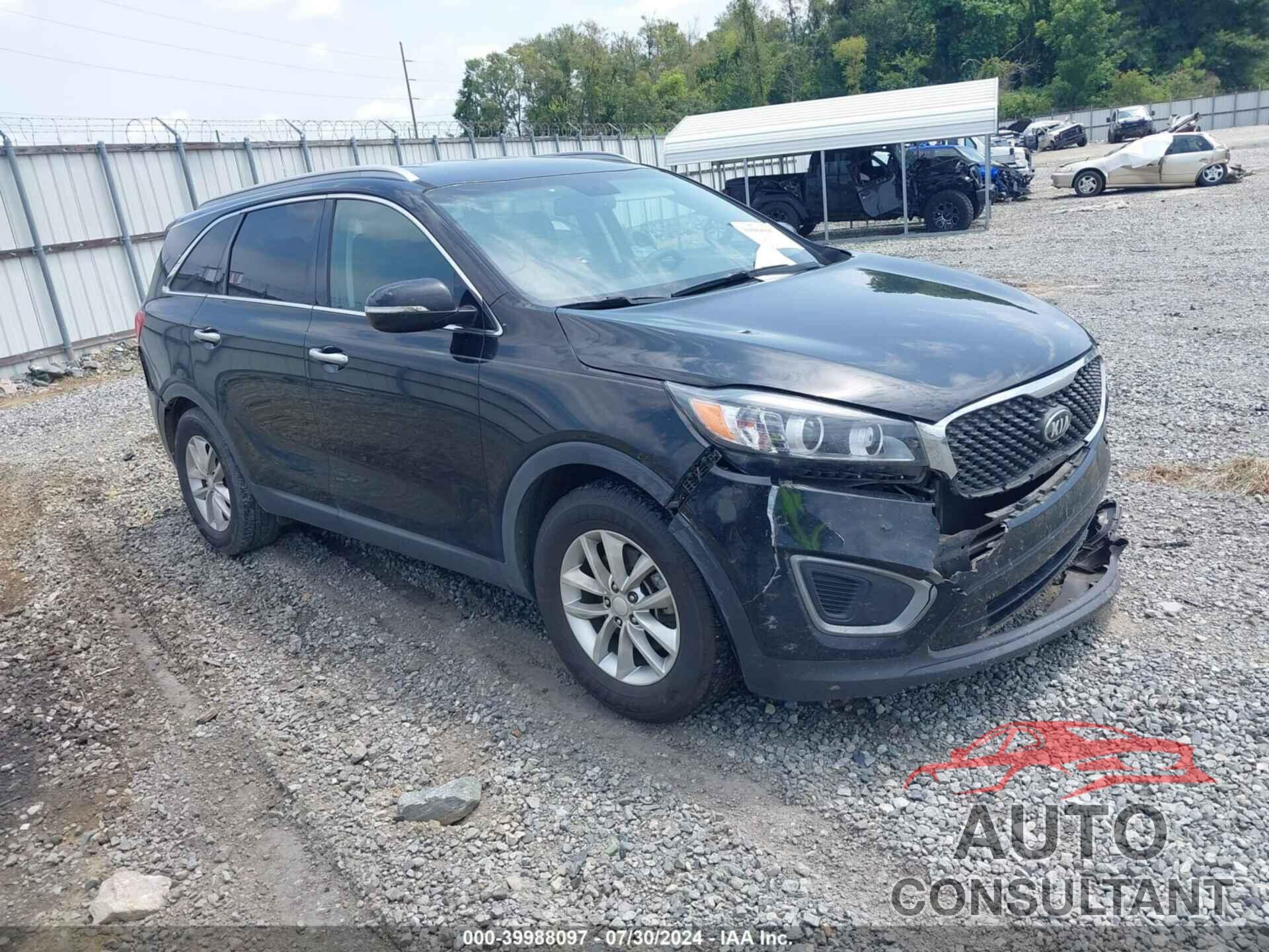 KIA SORENTO 2016 - 5XYPG4A56GG011407