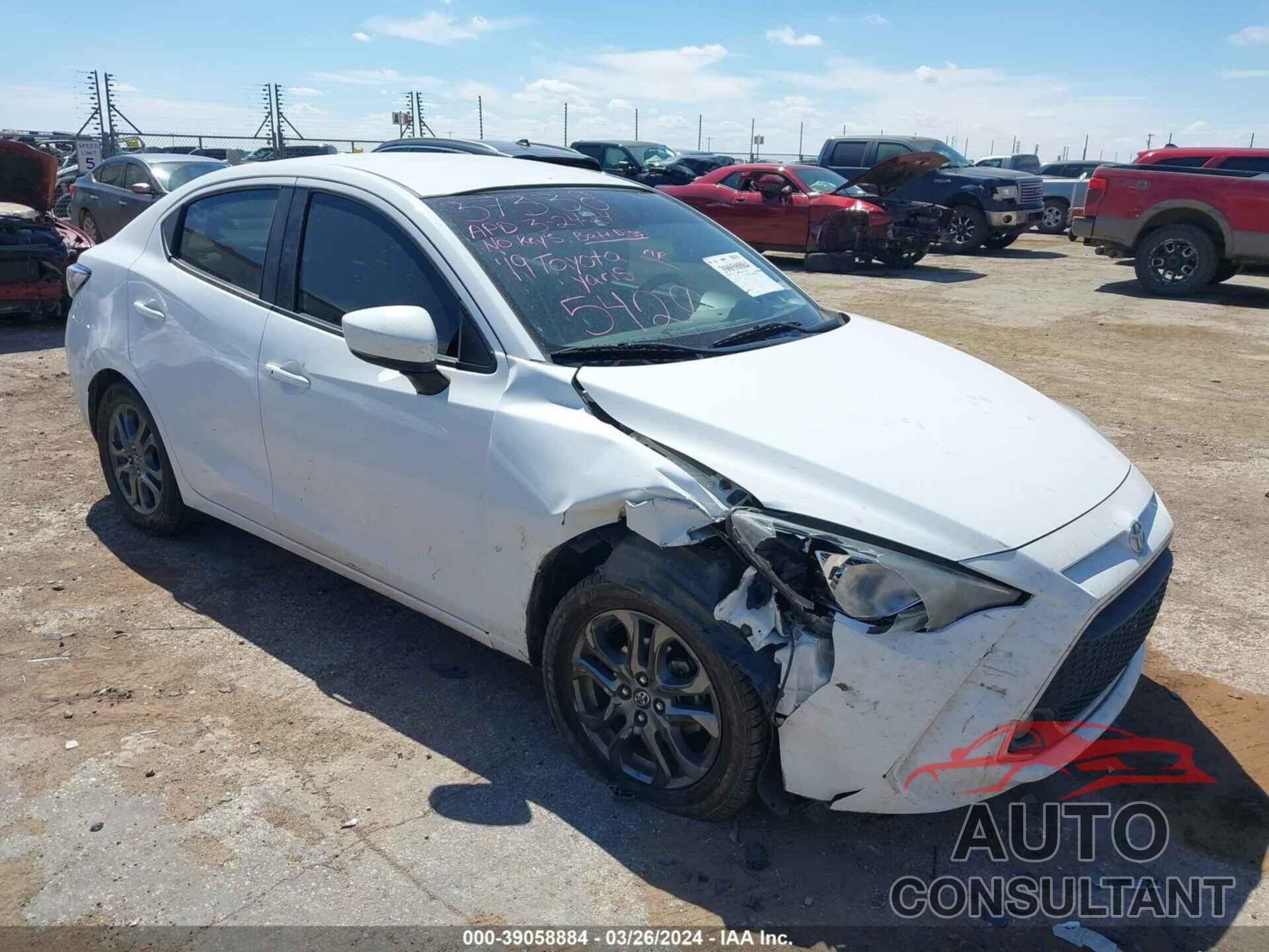 TOYOTA YARIS 2019 - 3MYDLBYV6KY525420