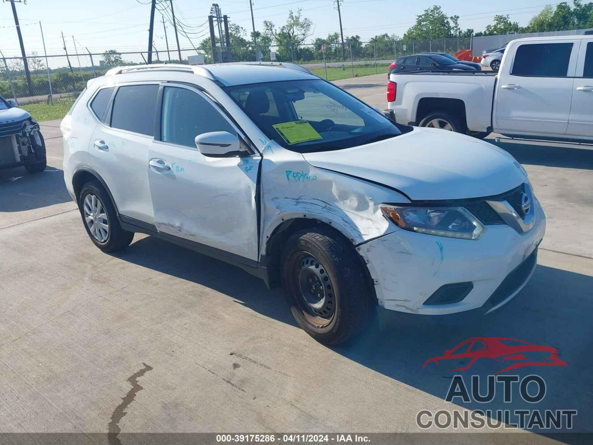 NISSAN ROGUE 2016 - KNMAT2MTXGP661869