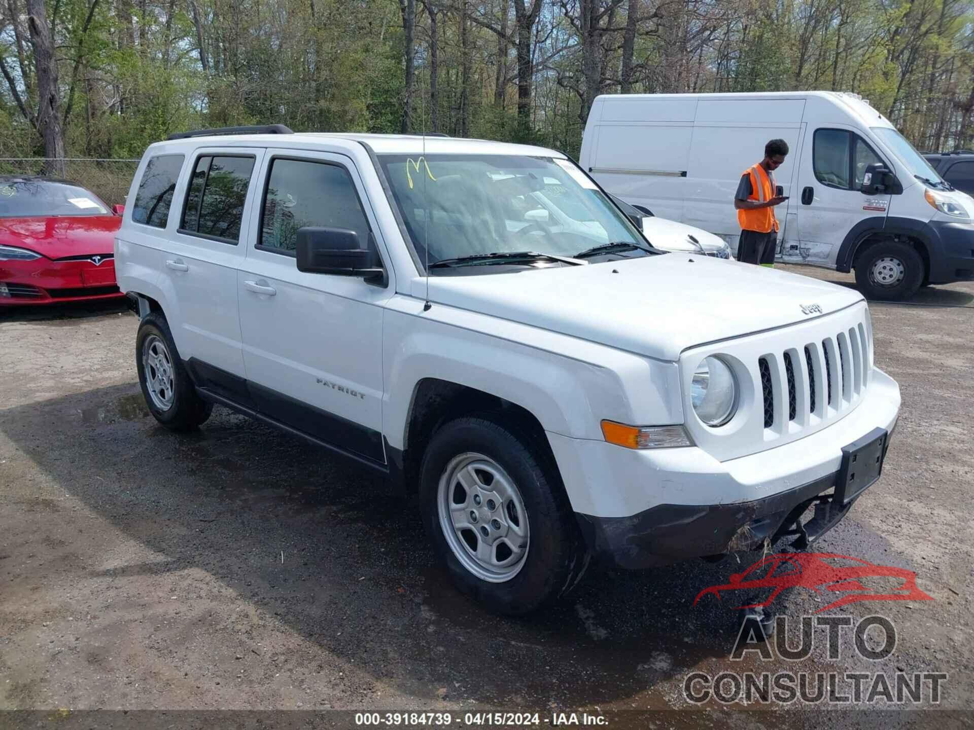 JEEP PATRIOT 2016 - 1C4NJPBB7GD537221