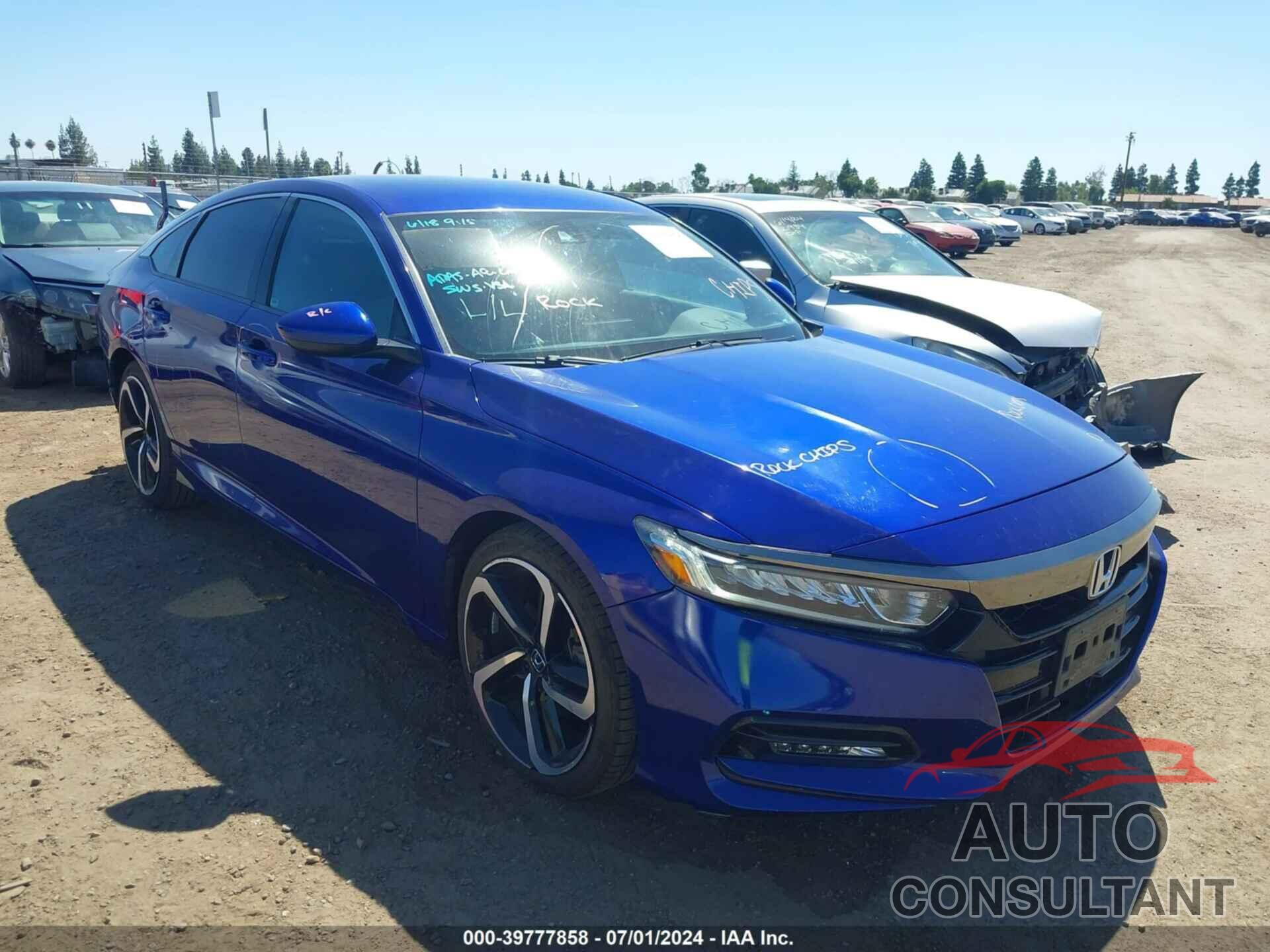 HONDA ACCORD 2019 - 1HGCV1F33KA078504