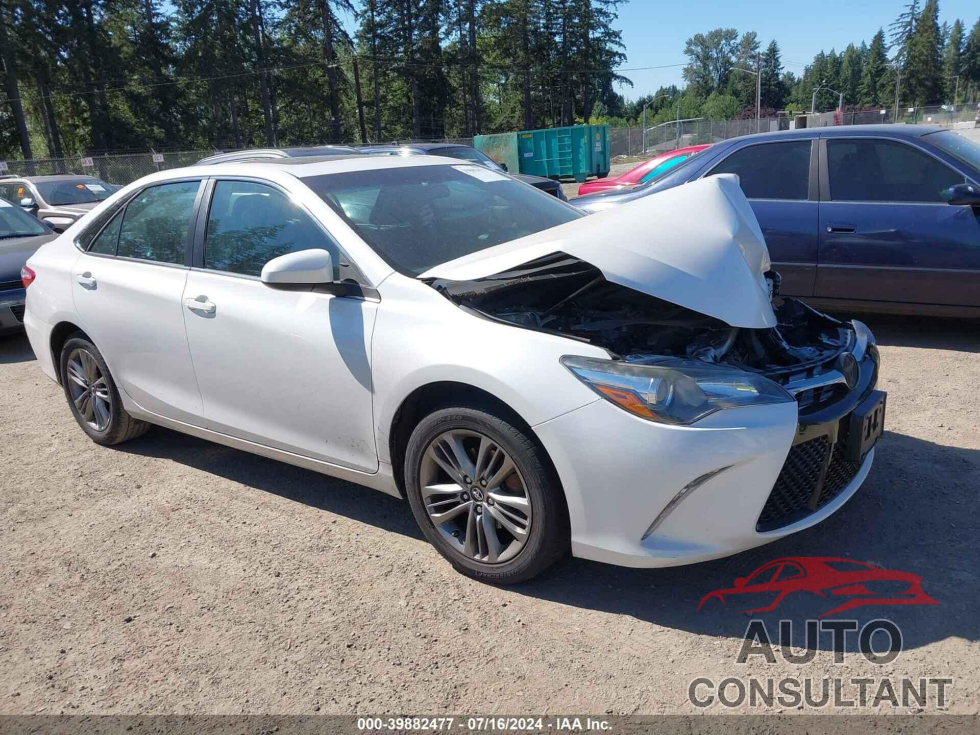 TOYOTA CAMRY 2017 - 4T1BF1FK9HU307690