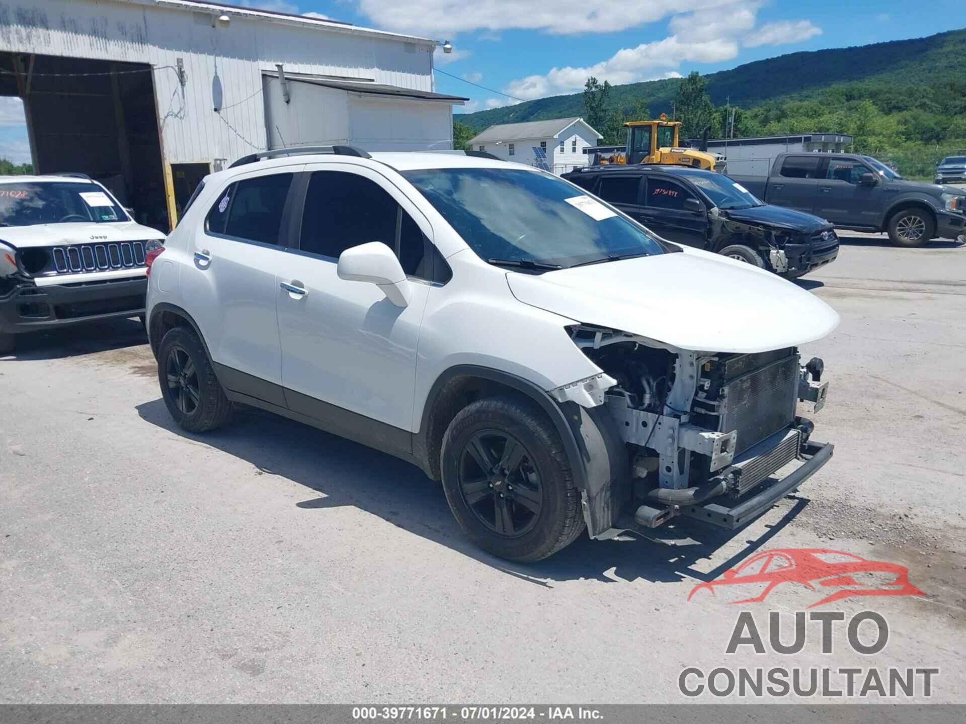 CHEVROLET TRAX 2018 - KL7CJLSB8JB510660